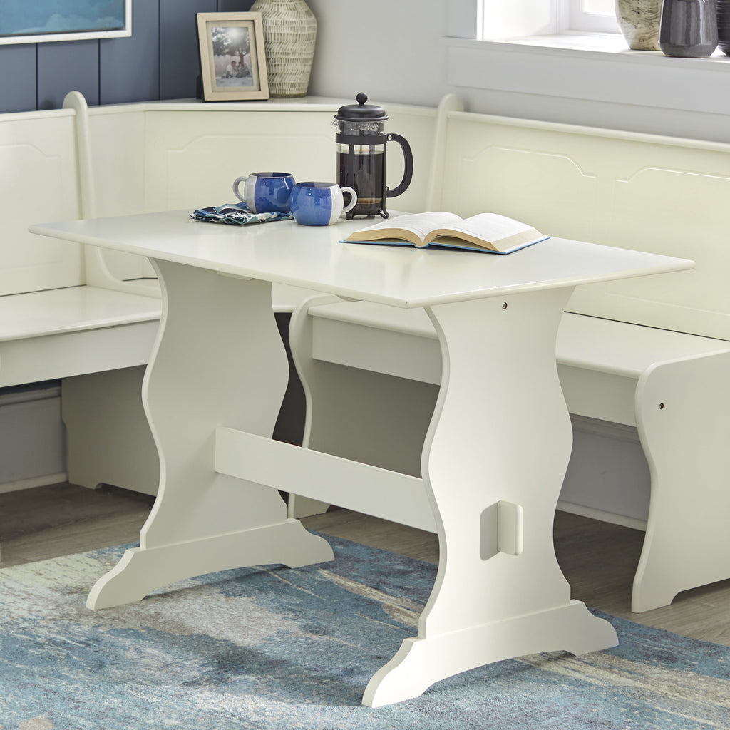 TMS Corner Reversible Dining Breakfast Nook with Storage, Espresso