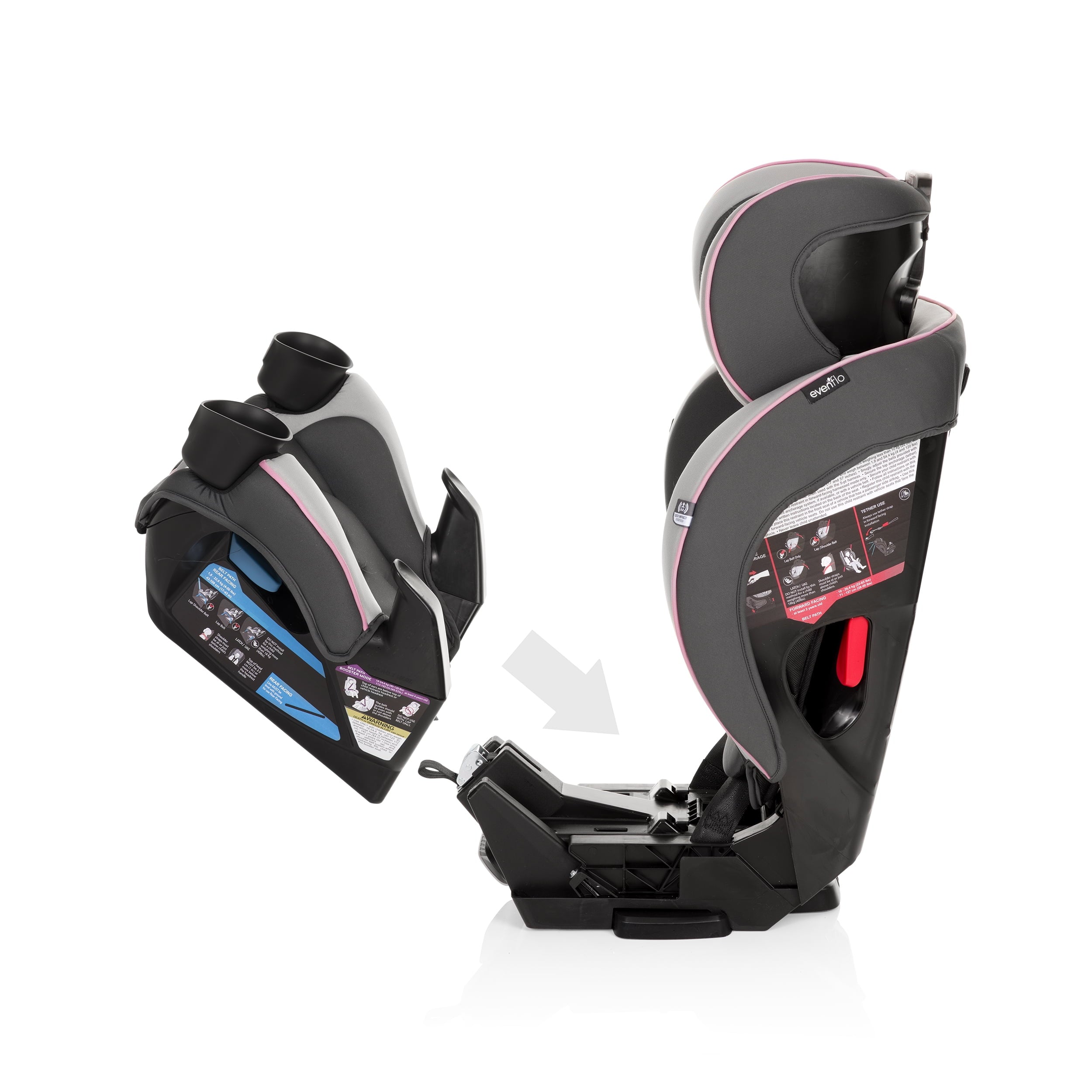 Evenflo EveryKid Convertible Car Seat, Livingston