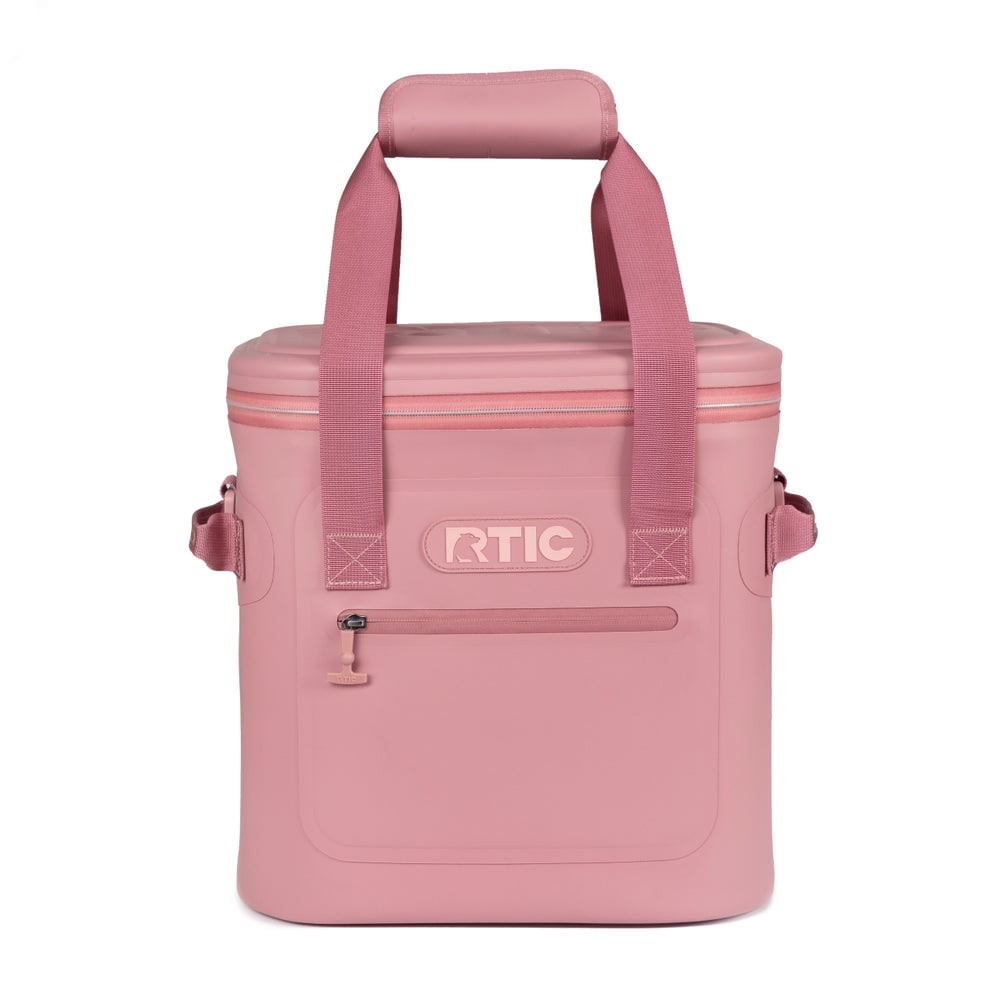 RTIC 20 Can Soft Pack Cooler, Leakproof Ice Chest Cooler with Waterproof Zipper, Blue/Grey