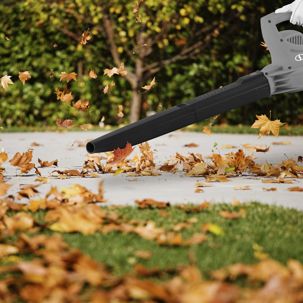 Sun Joe All-Purpose Electric Leaf Blower, 6-Amp, 155-mph, 260-CFM - Green