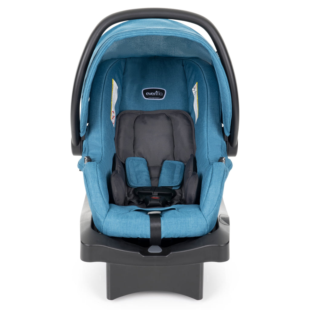 Evenflo Omni Plus Modular Travel System with LiteMax Sport Infant Car Seat, Mylar Gray, Unisex