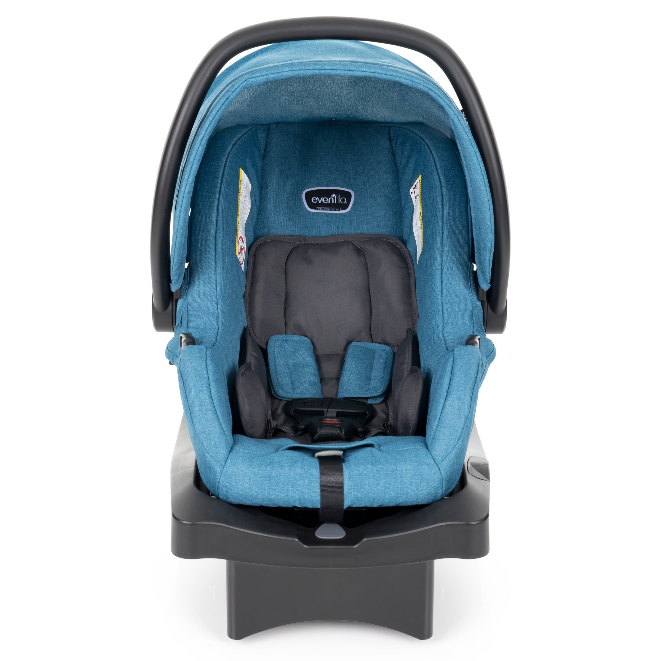 Evenflo Omni Plus Modular Travel System with LiteMax Sport Infant Car Seat, Mylar Gray, Unisex