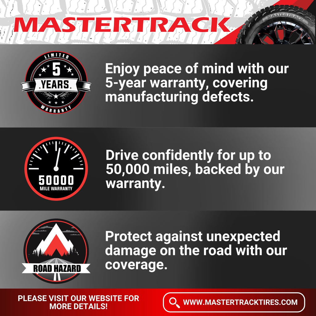 Mastertrack BADLANDS AT All Terrain 275/60R20 115T SUV Light Truck Tire 275/60/20(Tire Only)