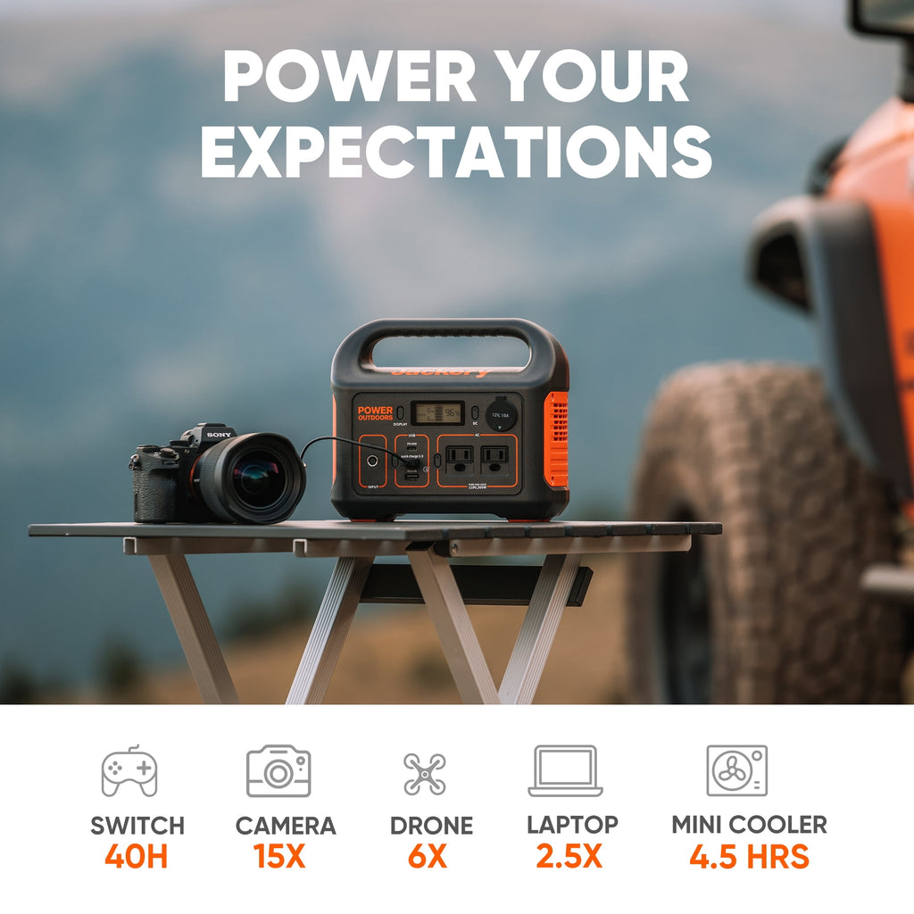Jackery Portable Power Station, 293Wh Lithium Battery, 110V/300W AC