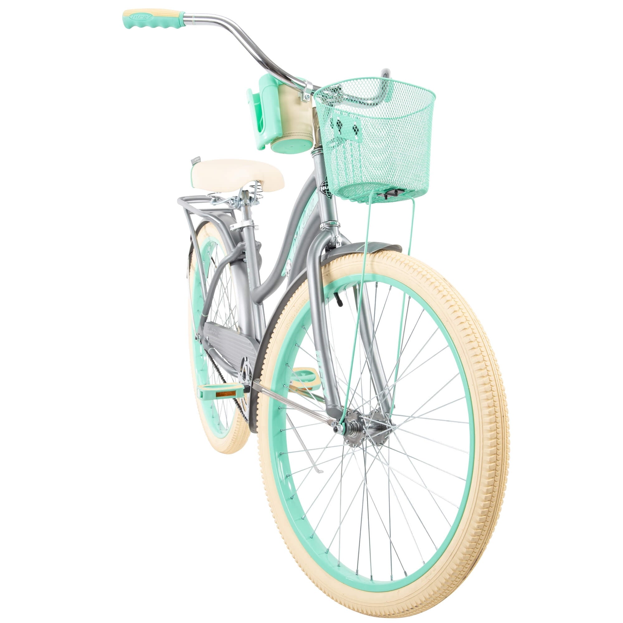 Huffy 26" Nel Lusso Classic Cruiser Bike with Perfect Fit Frame, Women's, Ages 13" Years, Light Blue