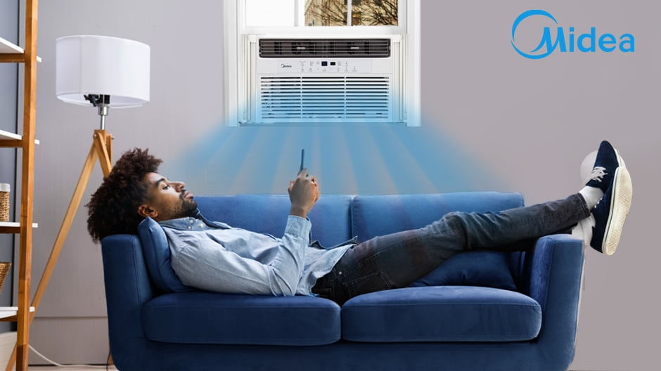 Midea 5,000 BTU 115V Mechanical Window Air Conditioner, MAW05M1WWT