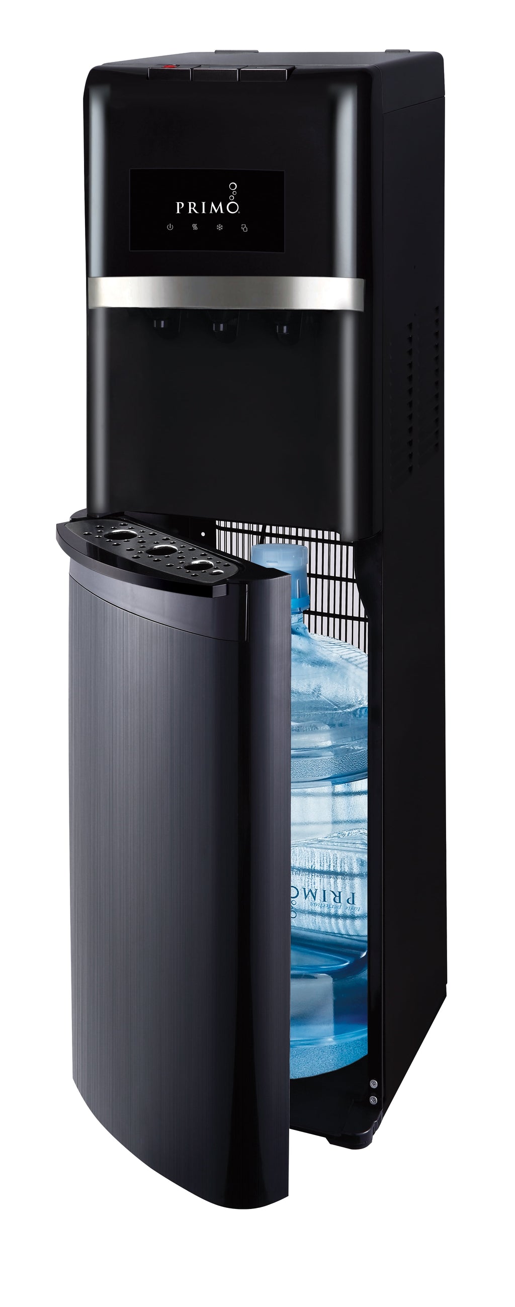Primo Deluxe Water Dispenser Bottom Loading, Hot/Cold/Room Temp, Black