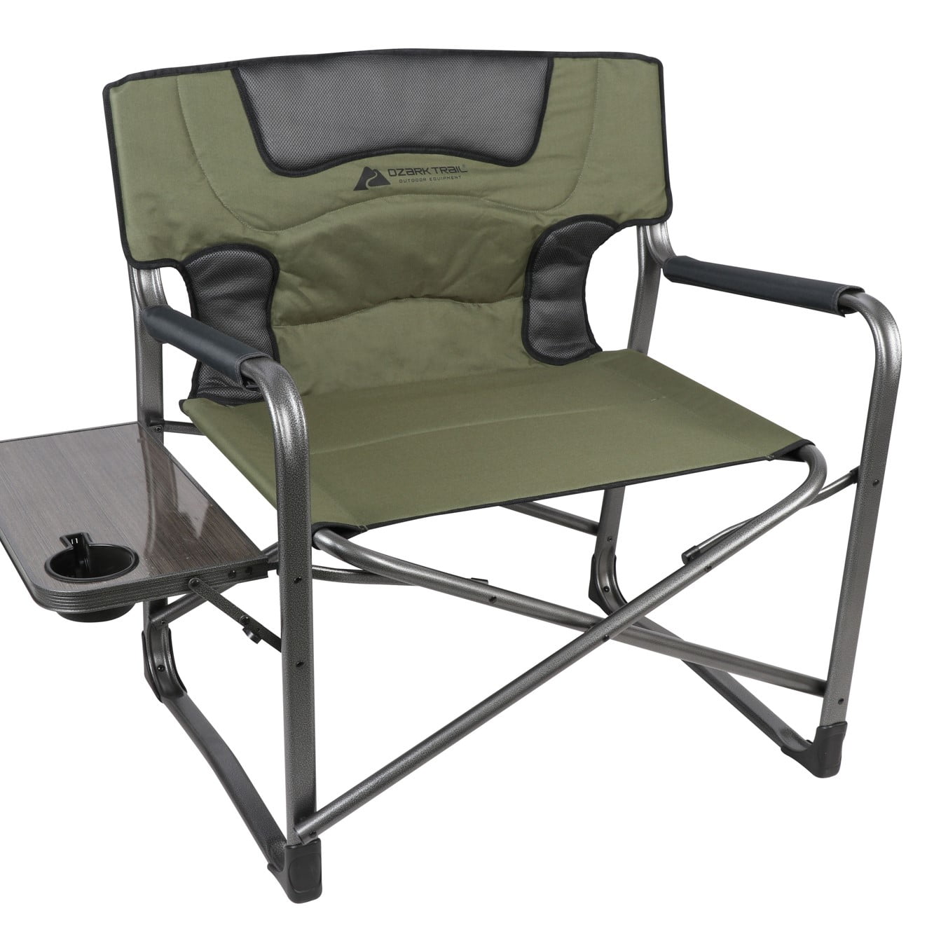 Ozark Trail Camping Director Chair XXL, Red, Adult, 10lbs