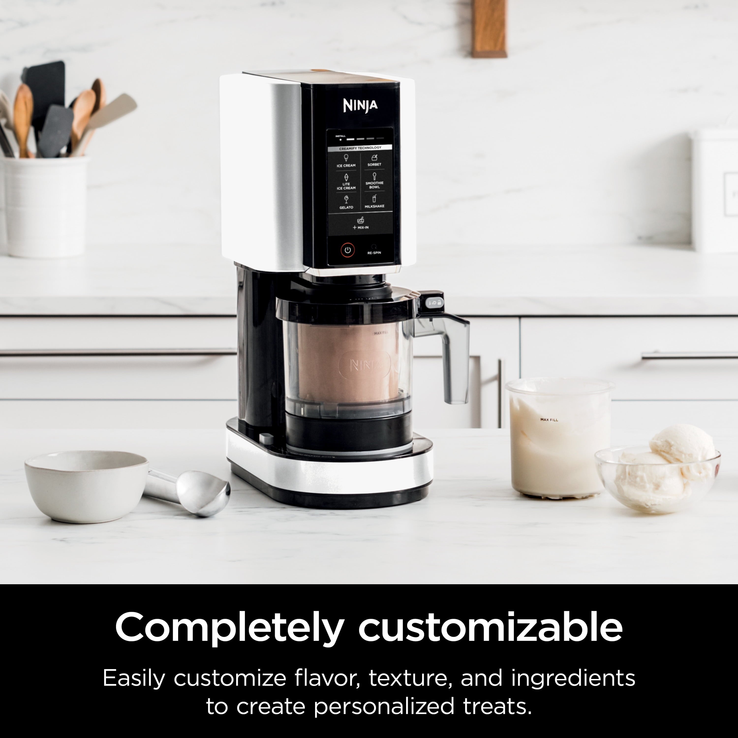 Ninja™ CREAMi™, Ice Cream Maker, 7 One-Touch Programs, Blue - NC301NV