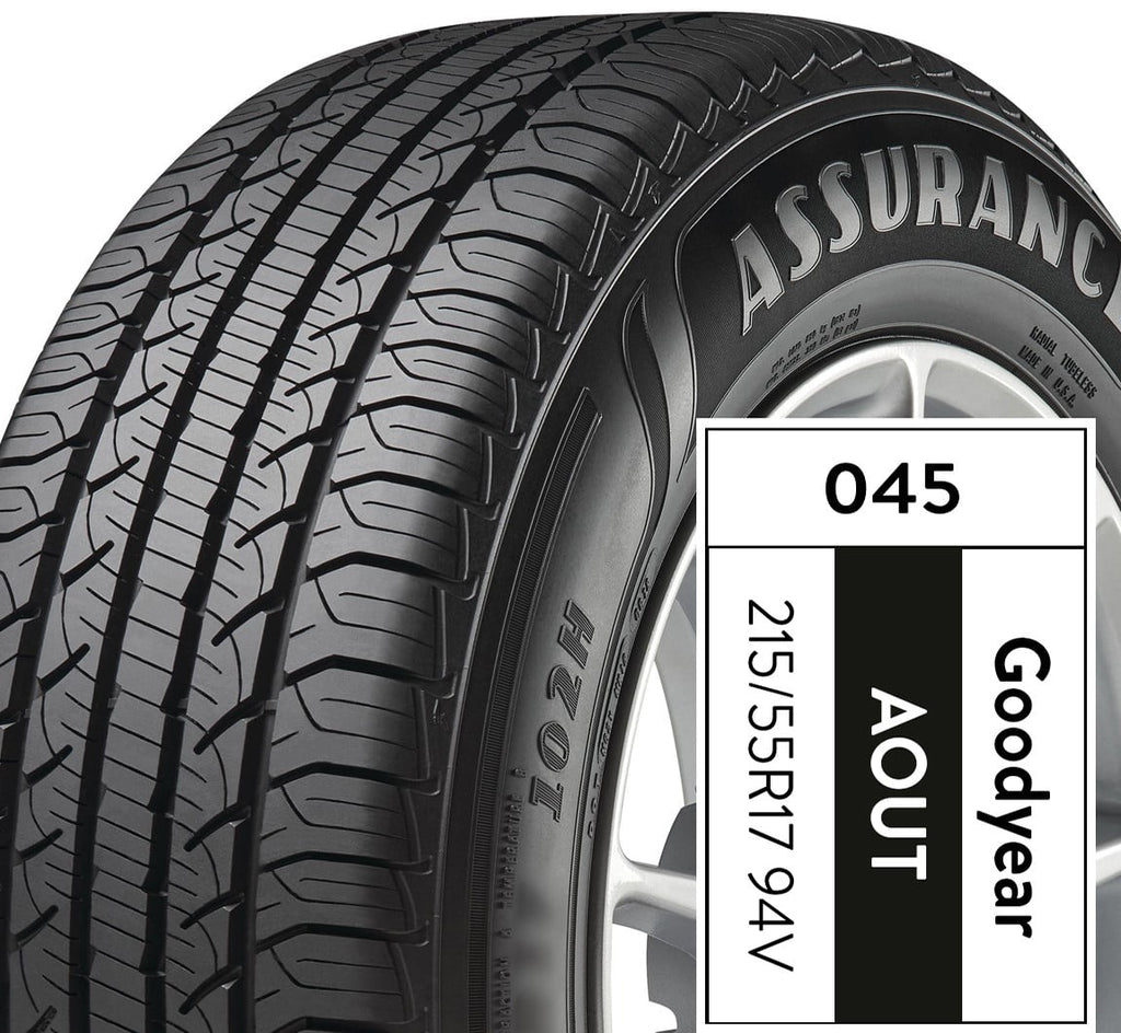 Goodyear Assurance Outlast 215/55R17 94V All-Season Passenger Car Tire