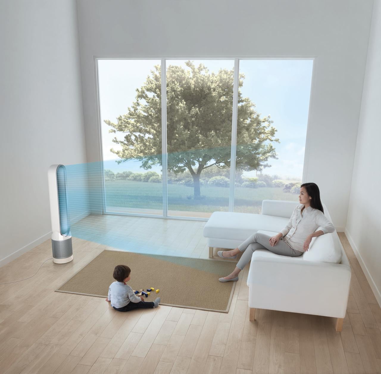 Dyson Pure Cool™ Purifying Fan TP01 | White/Silver | New