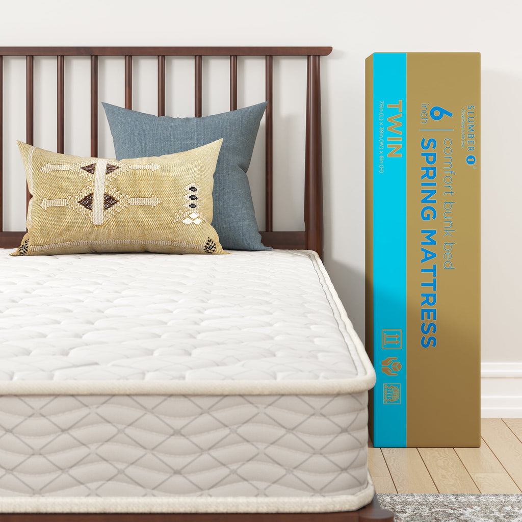 Slumber 1 By Zinus 6" Comfort Innerspring Mattress, Adult, Twin