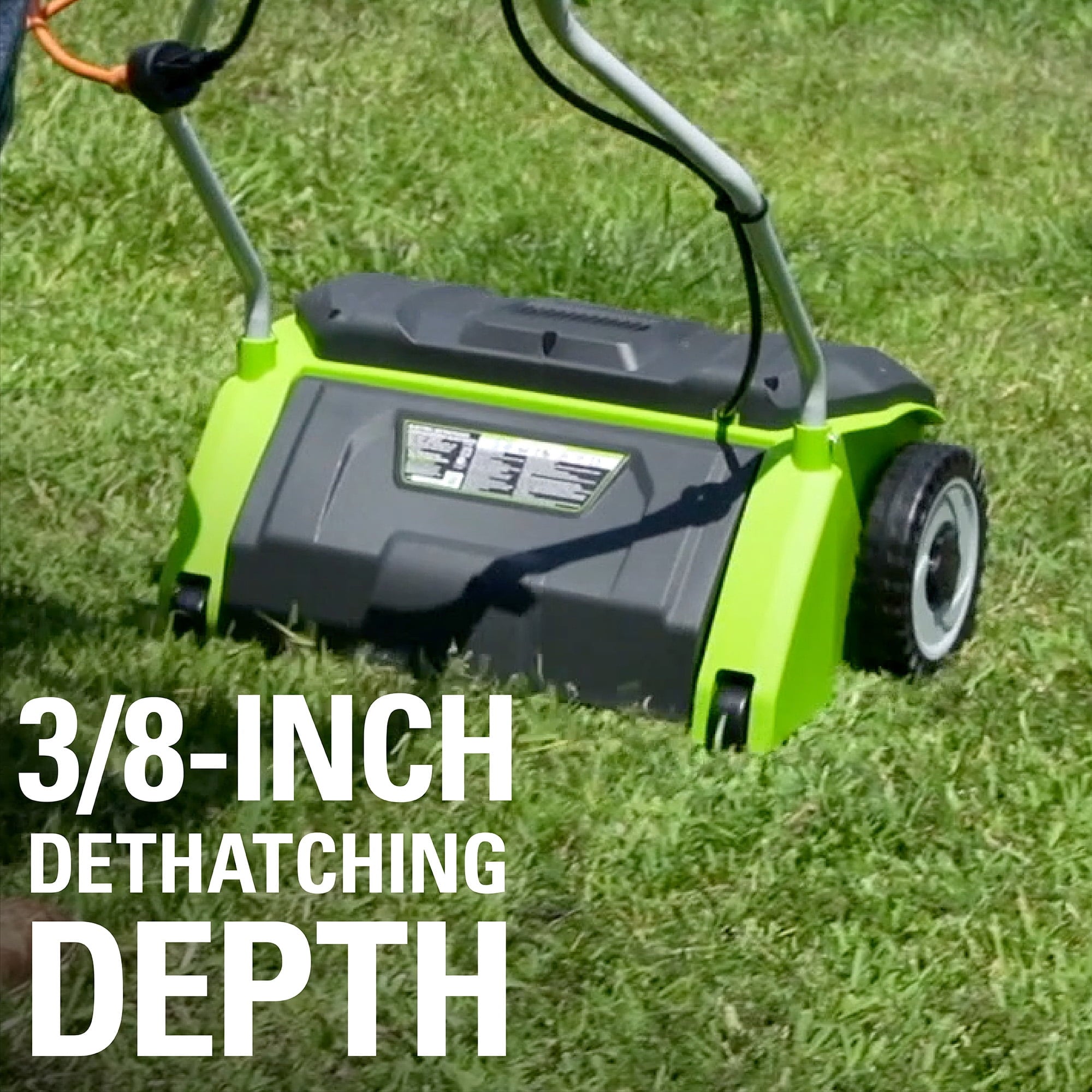 Greenworks 14 in. 10 Amp Corded Electric Dethatcher, DT14B00