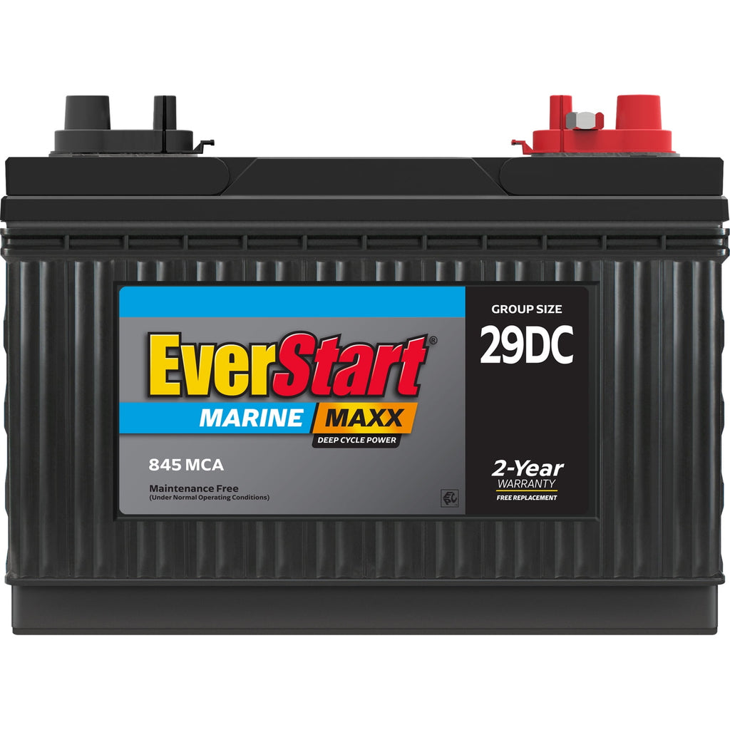 EverStart Maxx Marine Battery, Group Size 29DC 12 Volt, 845 CCA