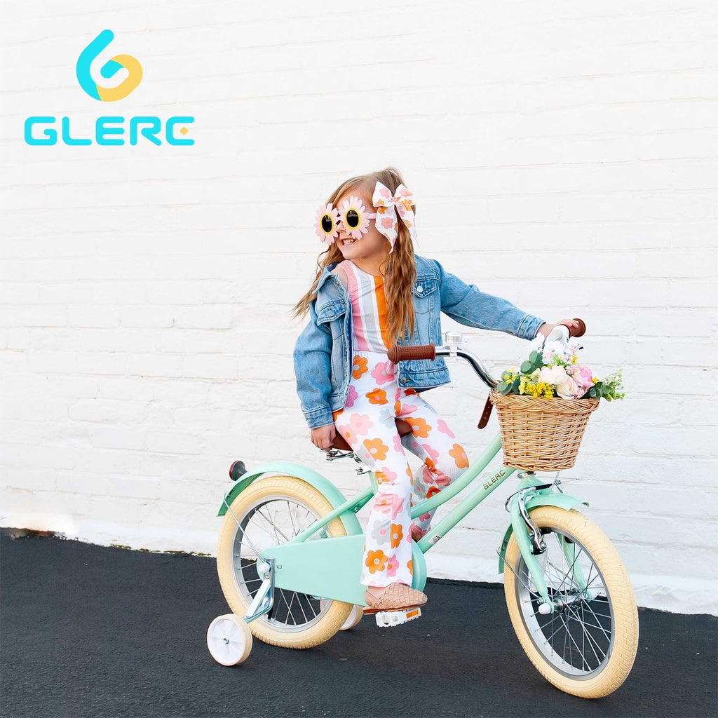 Glerc Little Molly 14 inch Kids Girls Bike for 3-5 Years Old Little Child,Yellow