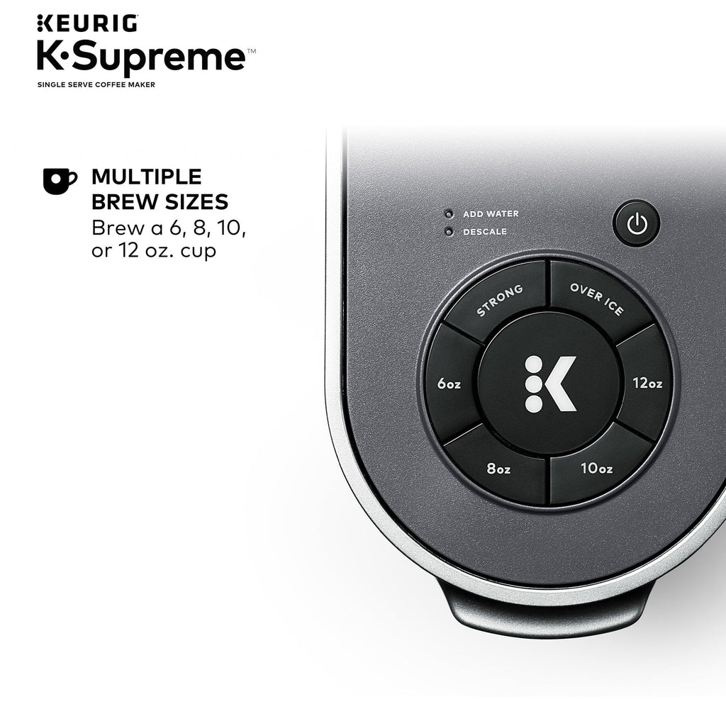 Keurig K-Supreme Single-Serve K-Cup Pod Coffee Maker, Black