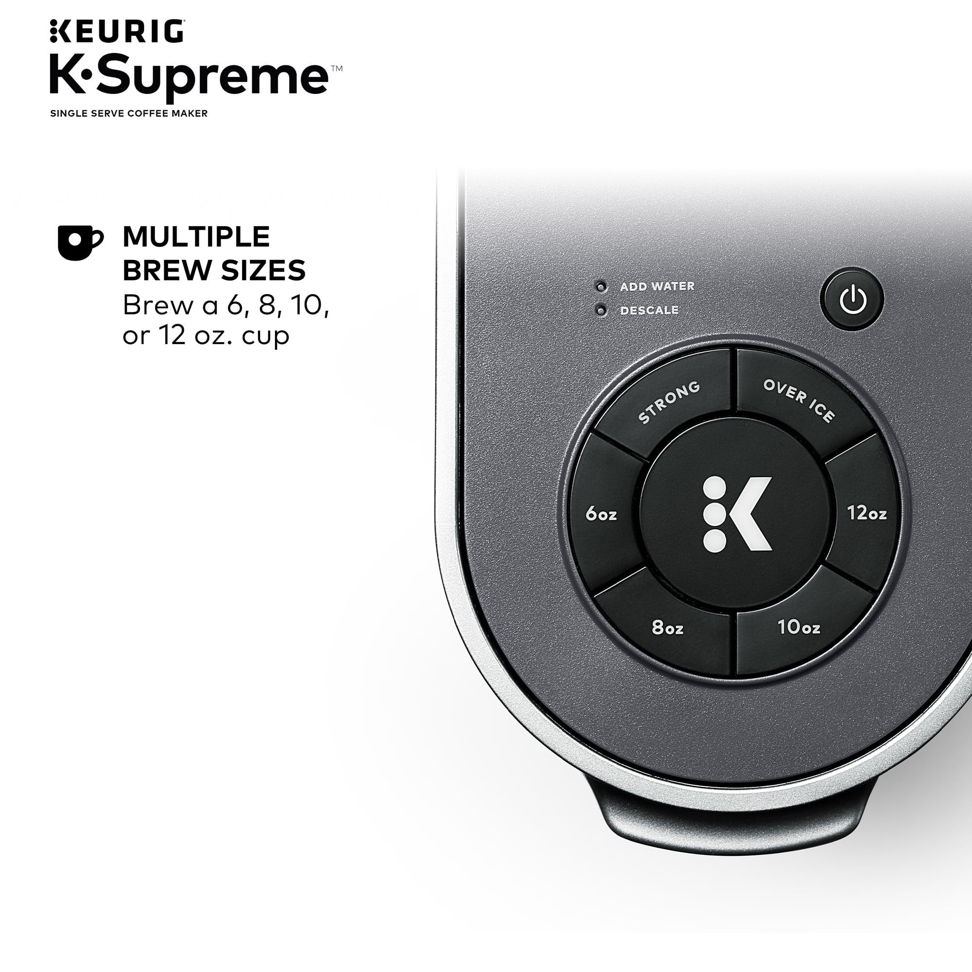 Keurig K-Supreme Single-Serve K-Cup Pod Coffee Maker, Black