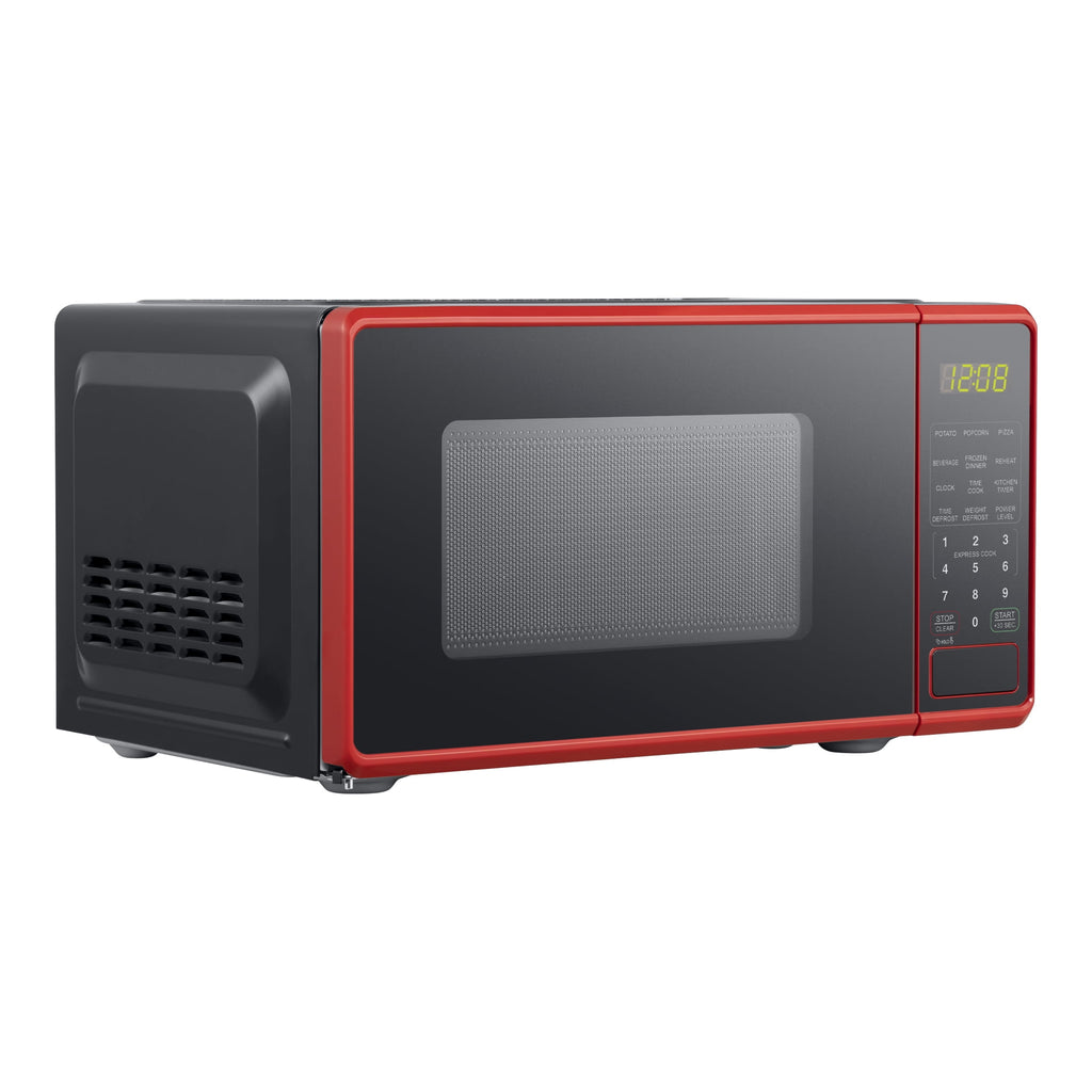 Mainstays 0.7 Cu ft Countertop Microwave Oven, 700 Watts, Black, New