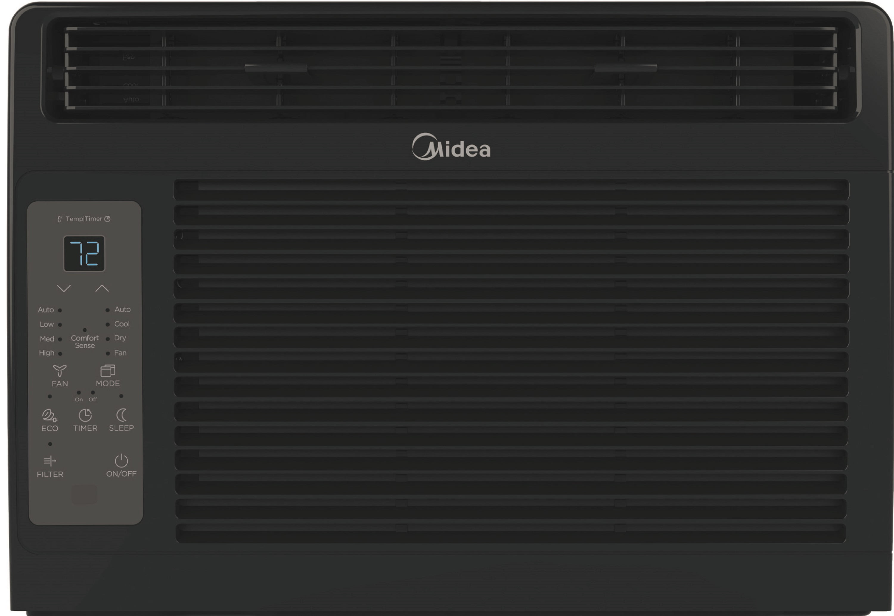 Midea 5,000 BTU 115V Window Air Conditioner with ComfortSense Remote, Black, MAW05R1WBL