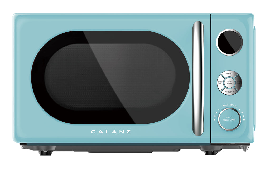 Galanz 0.7 Cu. ft. Retro Countertop Microwave Oven, 700 Watts, Cream Color