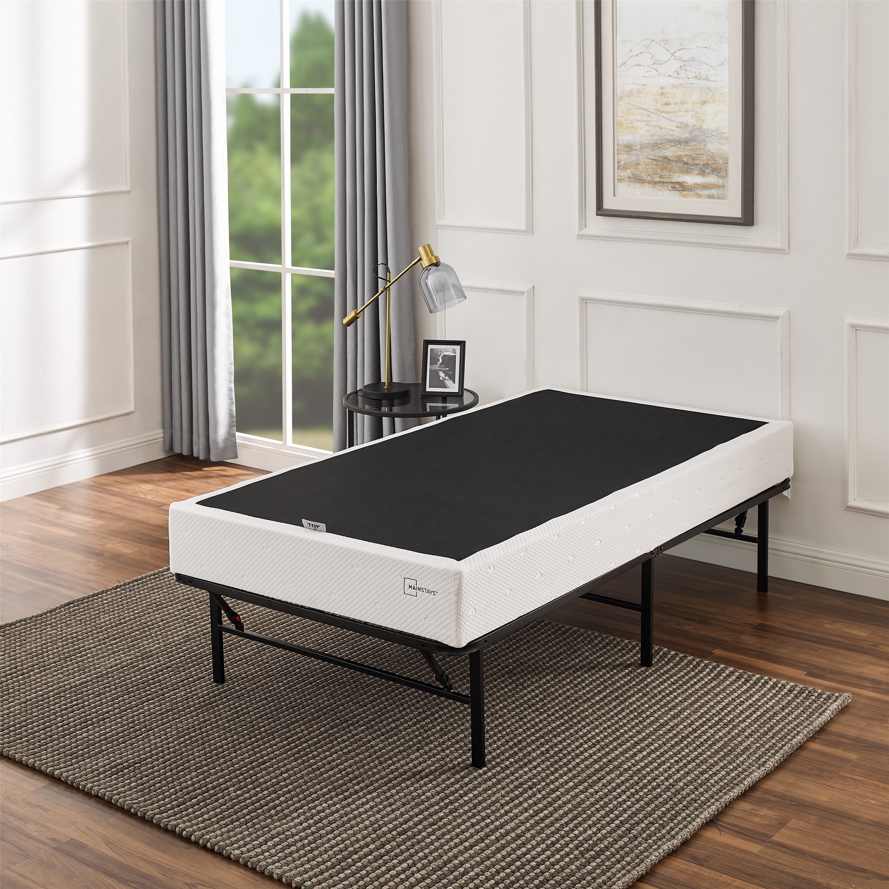 Mainstays 7" Easy Assembly Smart Box Spring, Twin