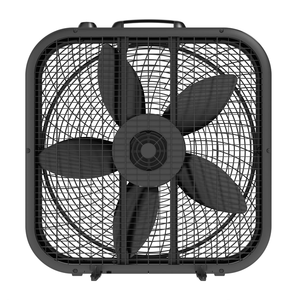 Lasko 20" Cool Colors 3-Speed Box Fan with Weather-Resistant Motor, Blue, 22.5" High, B20310, New
