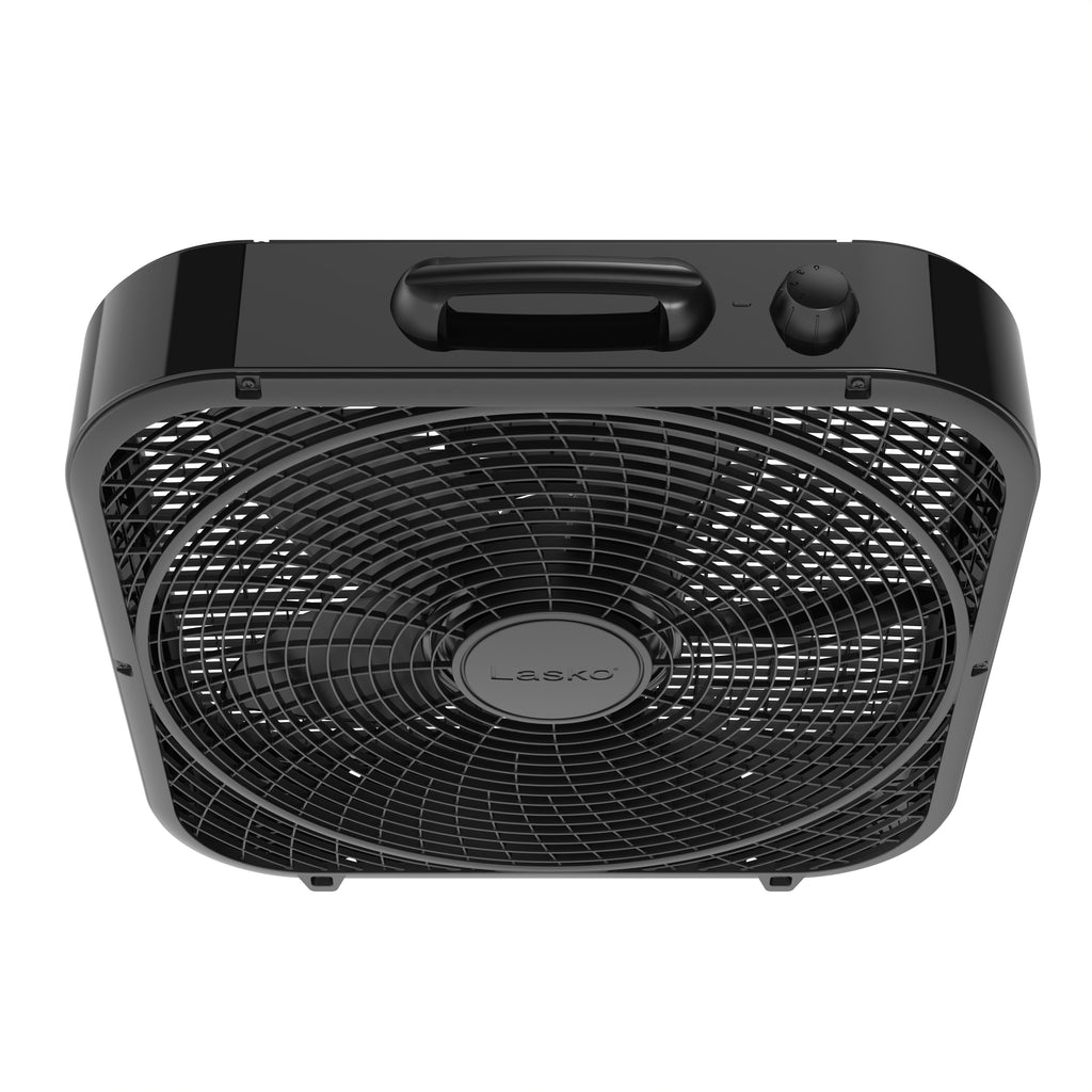 Lasko 20" Cool Colors 3-Speed Box Fan with Weather-Resistant Motor, Blue, 22.5" High, B20310, New