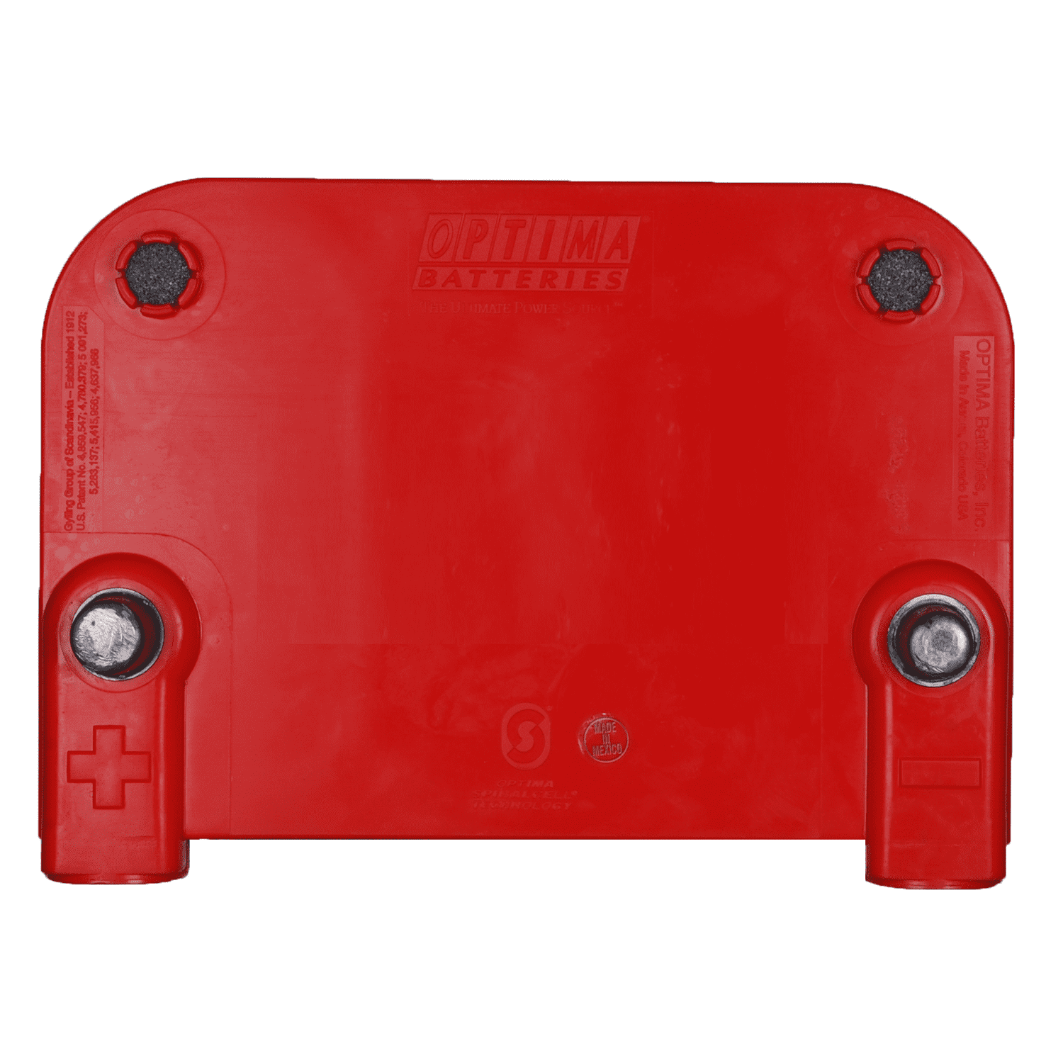 OPTIMA RedTop AGM Spiralcell Automotive Starting Battery, Group Size 75/25, 12 Volt 720 CCA