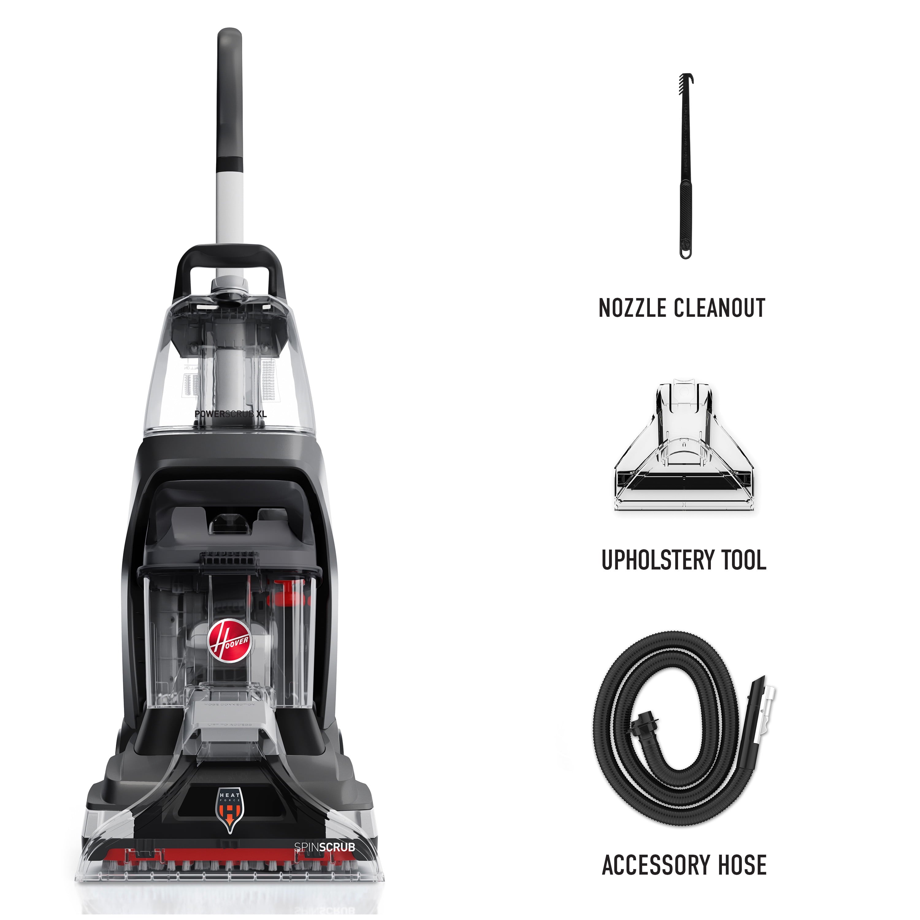 Hoover PowerScrub XL, Upright Carpet Cleaner Machine, FH68010, 1 Count