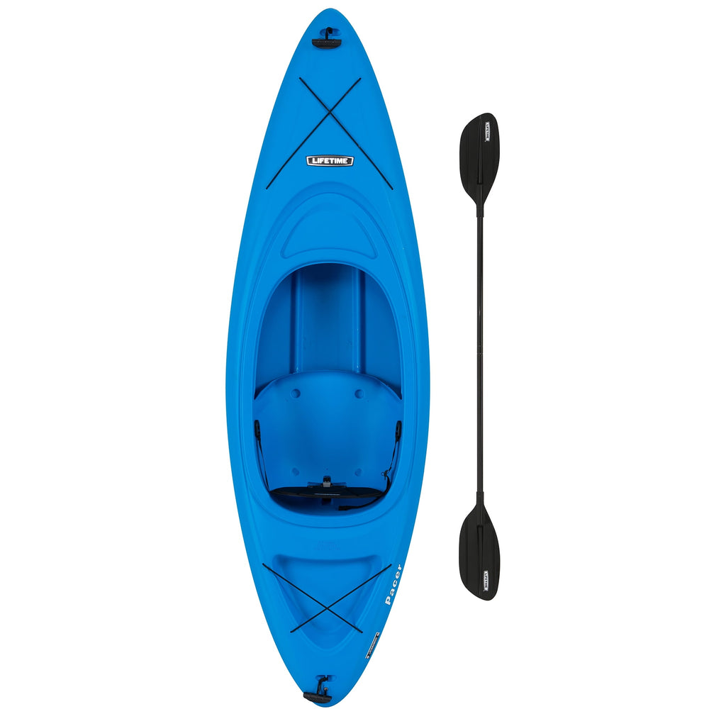 Lifetime Pacer 8 ft Sit-In Kayak (Paddle Included), Orange
