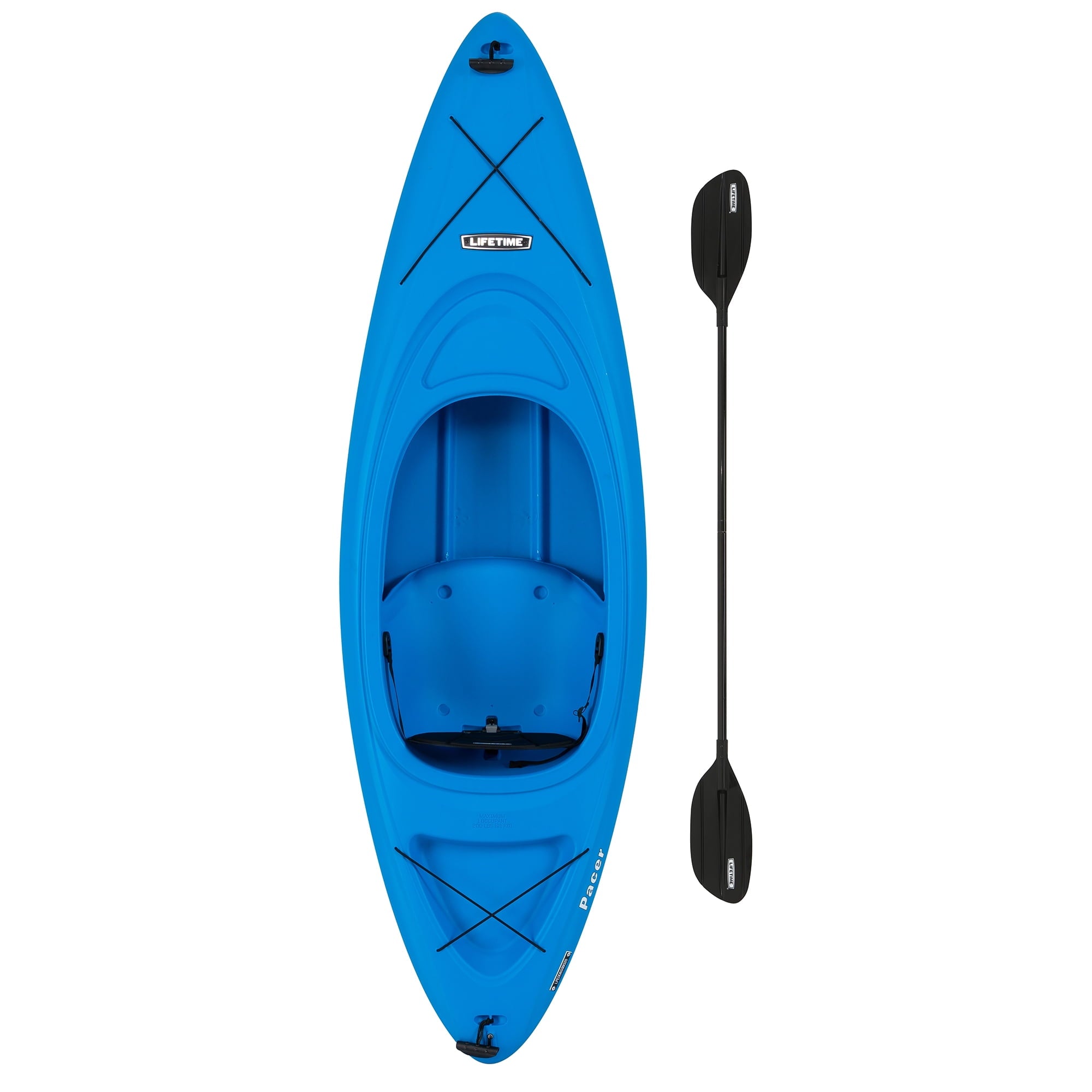 Lifetime Pacer 8 ft Sit-In Kayak (Paddle Included), Orange