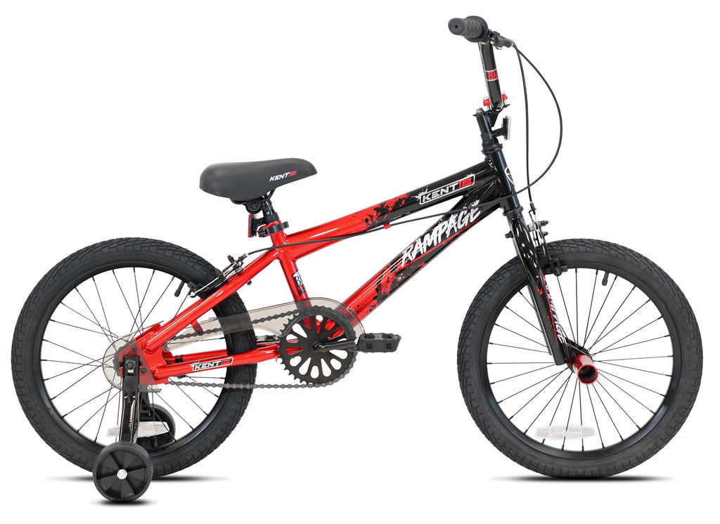 Kent Bicycle 18 In. Rampage Boy's Bike, Gold and Black