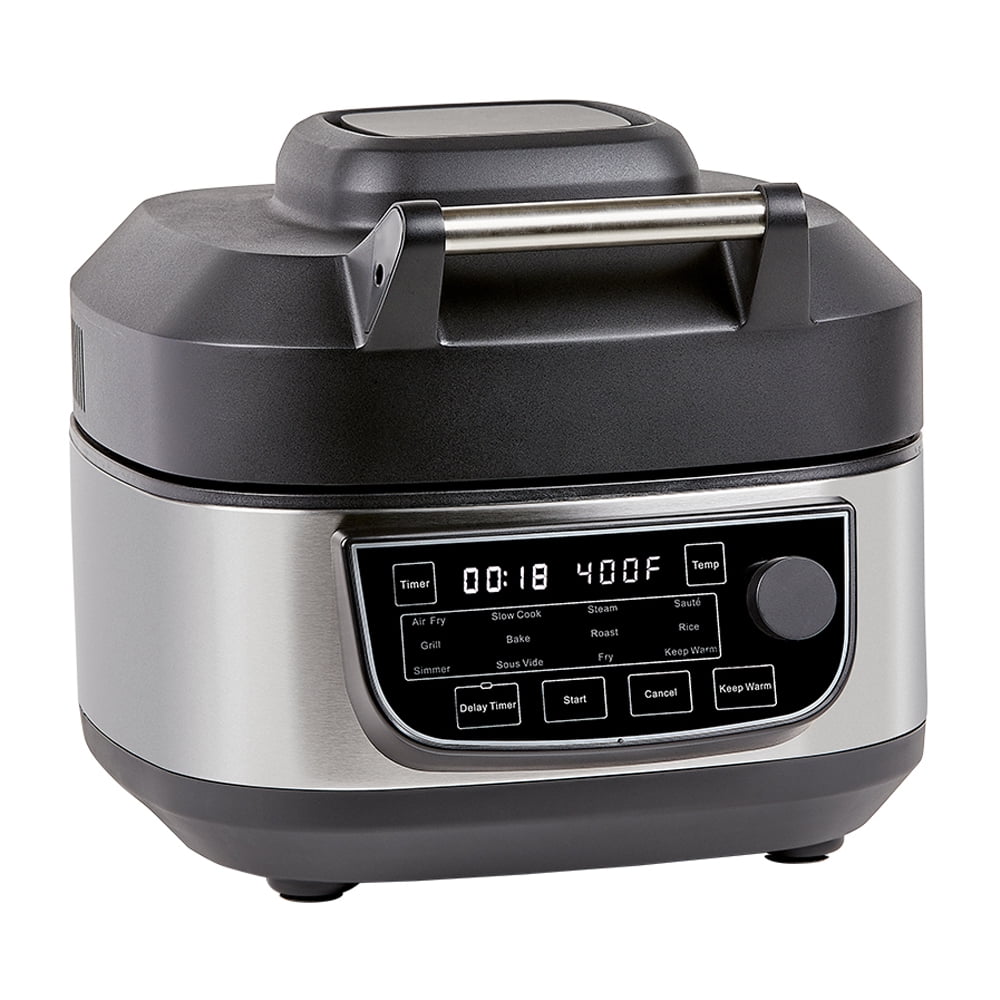 PowerXL Grill Air Fryer Combo Plus, Indoor Grill / Air Fryer, Stainless Steel