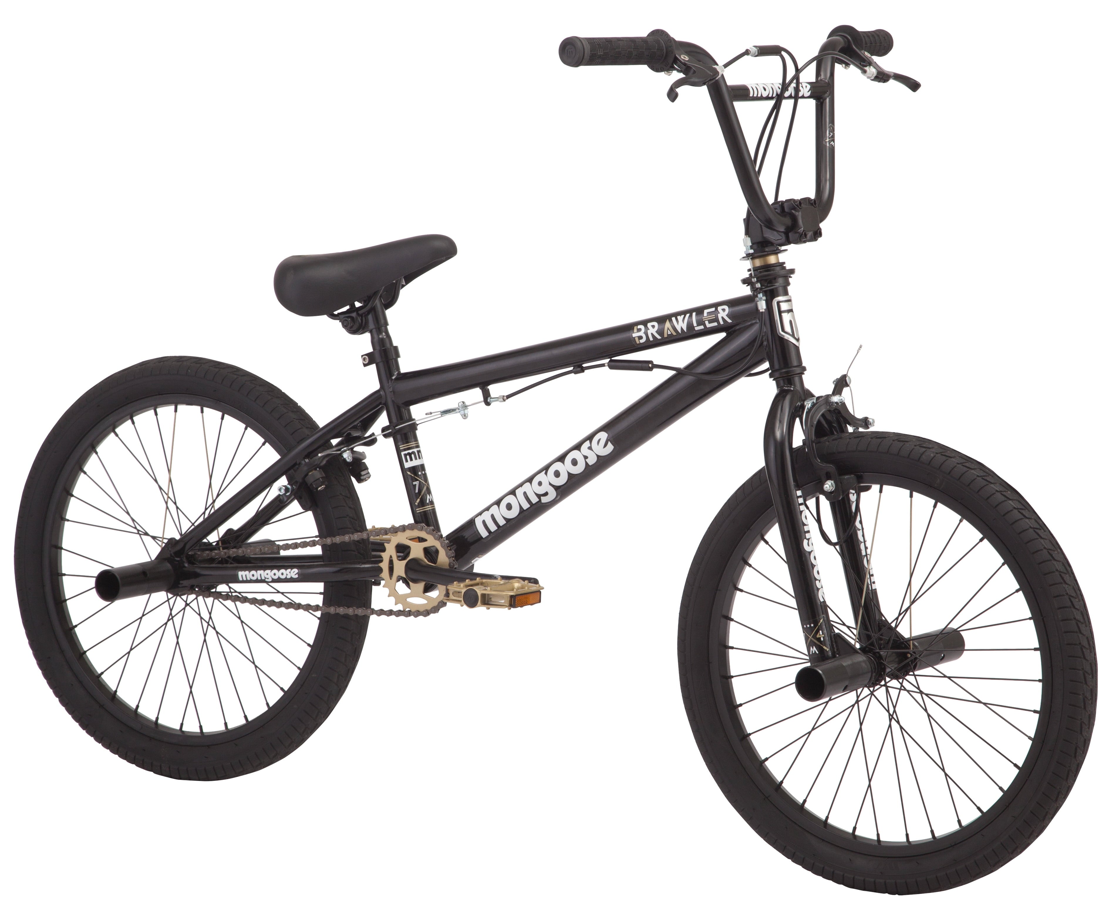 Mongoose BRAWLER Boys' Freestyle BMX Bike, 20