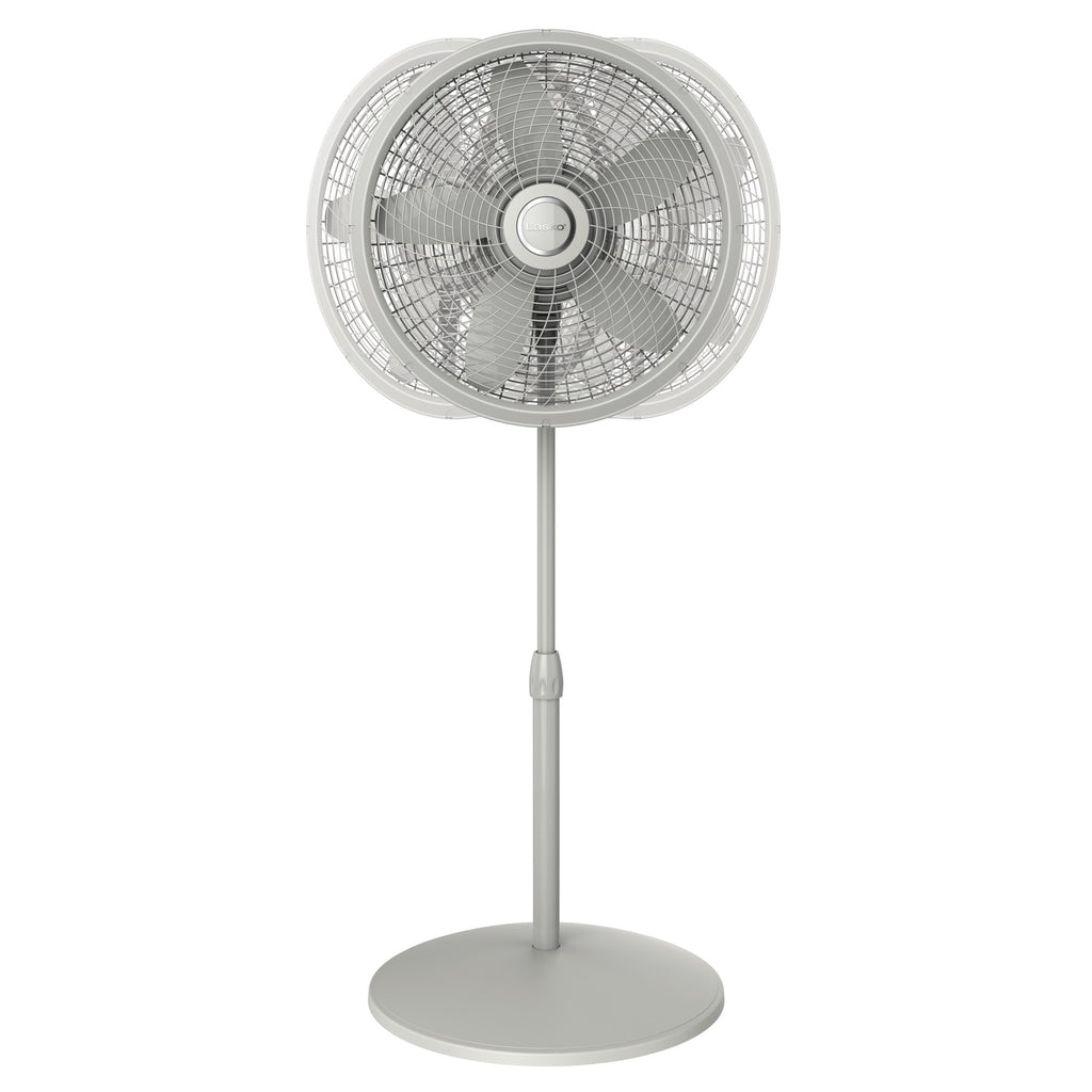 Lasko Cyclone 18" Adjustable Large Room Pedestal Fan, 3 Speeds, 54.5" H, Gray, S18902, New
