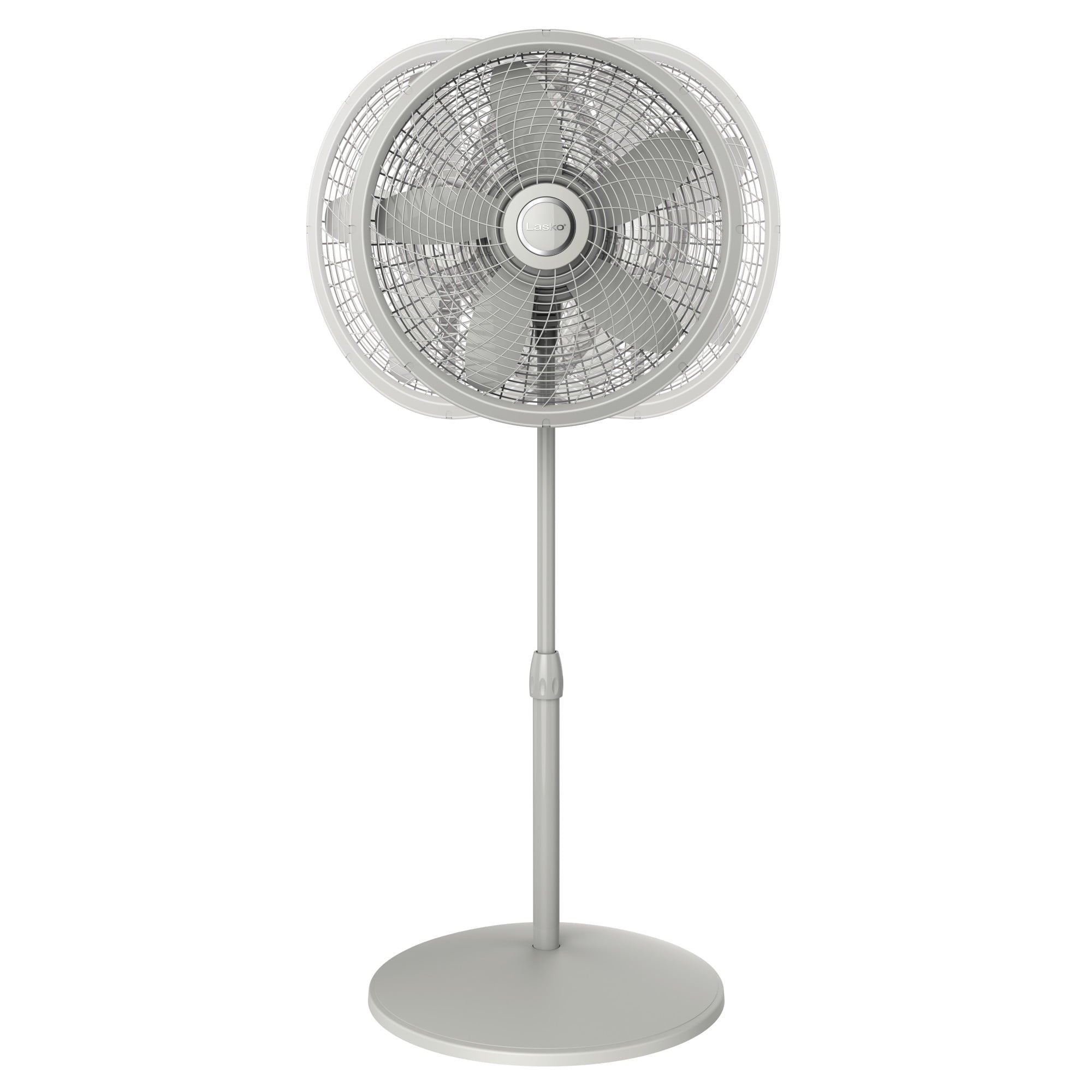 Lasko Cyclone 18" Adjustable Large Room Pedestal Fan, 3 Speeds, 54.5" H, Gray, S18902, New