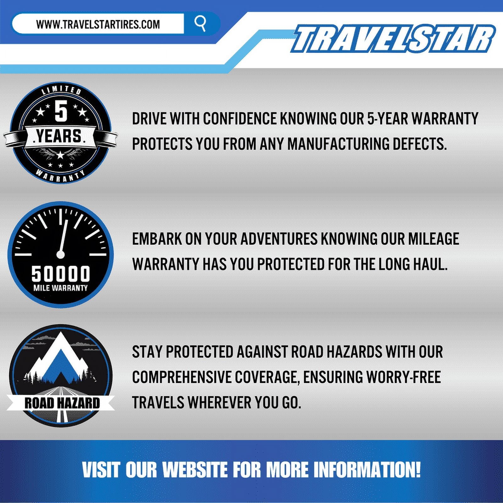 Travelstar UN66 245/50R20 102V Performance All Season Passenger Tire 245/50/20