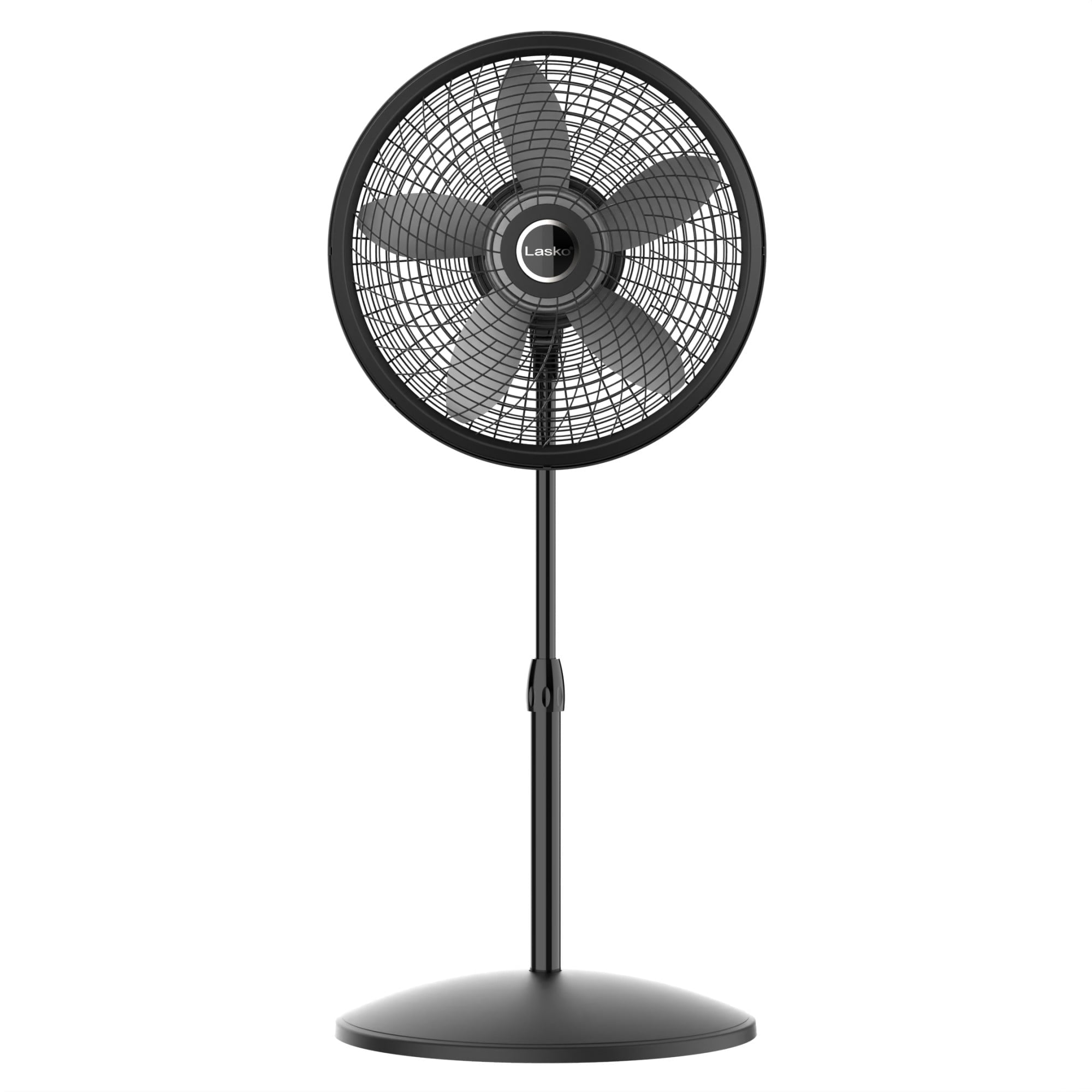 Lasko Cyclone 18" Adjustable Large Room Pedestal Fan, 3 Speeds, 54.5" H, Gray, S18902, New