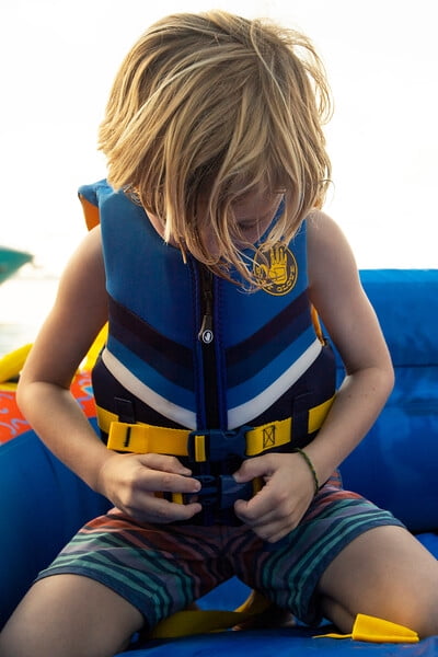 Body Glove Child Boy Evoprene PFD, Life Jacket, (Male, Blue)