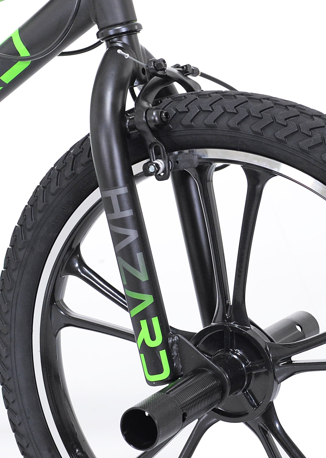 Kent Bicycle Maddgear 20" Hazard Mag Wheel Boy's BMX Child Bike, Green and Black