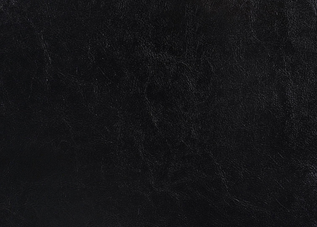 Crown Mark Erin Faux Leather Bed, Black, Queen