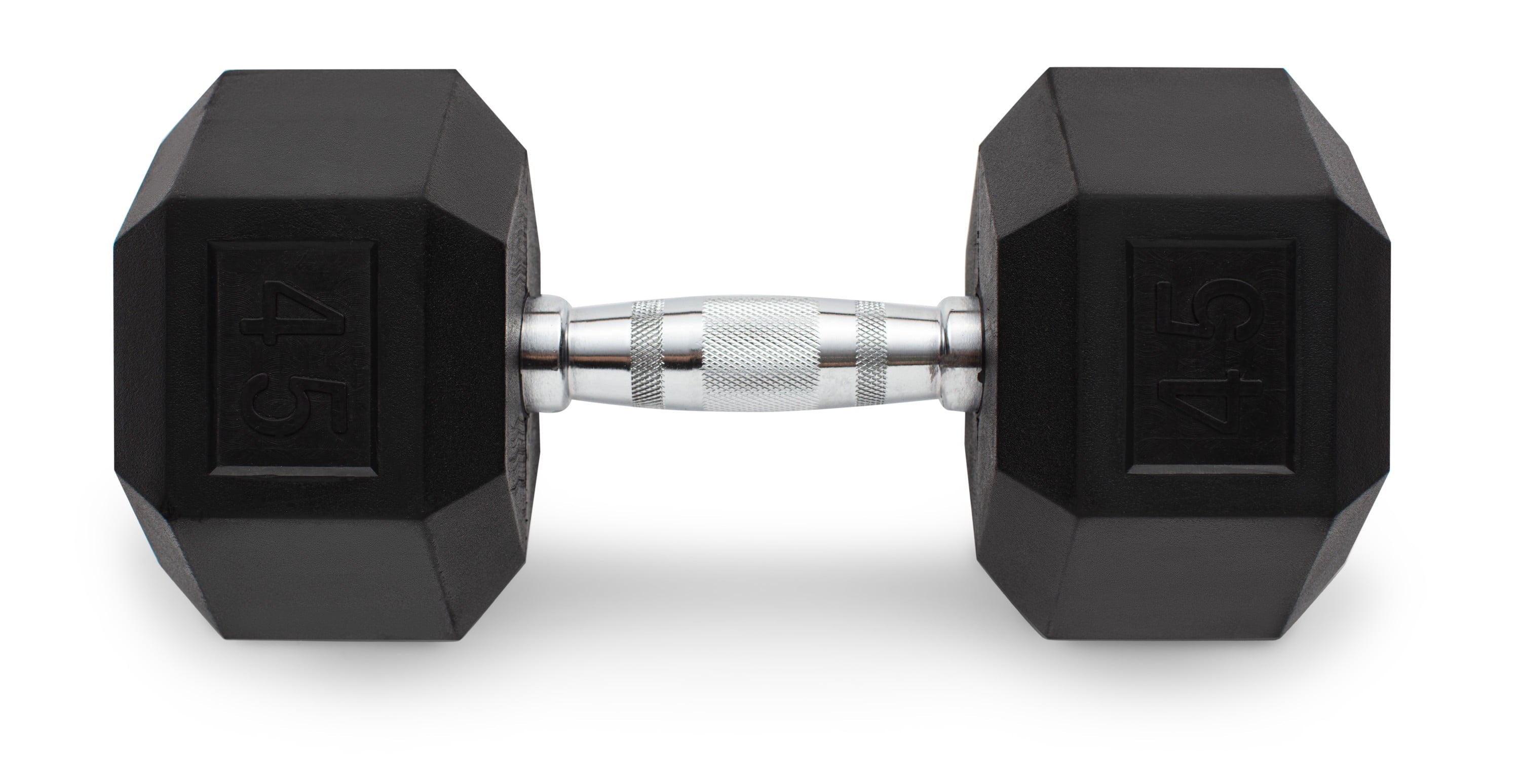 Weider, 25lb Rubber Hex Dumbbell, Single
