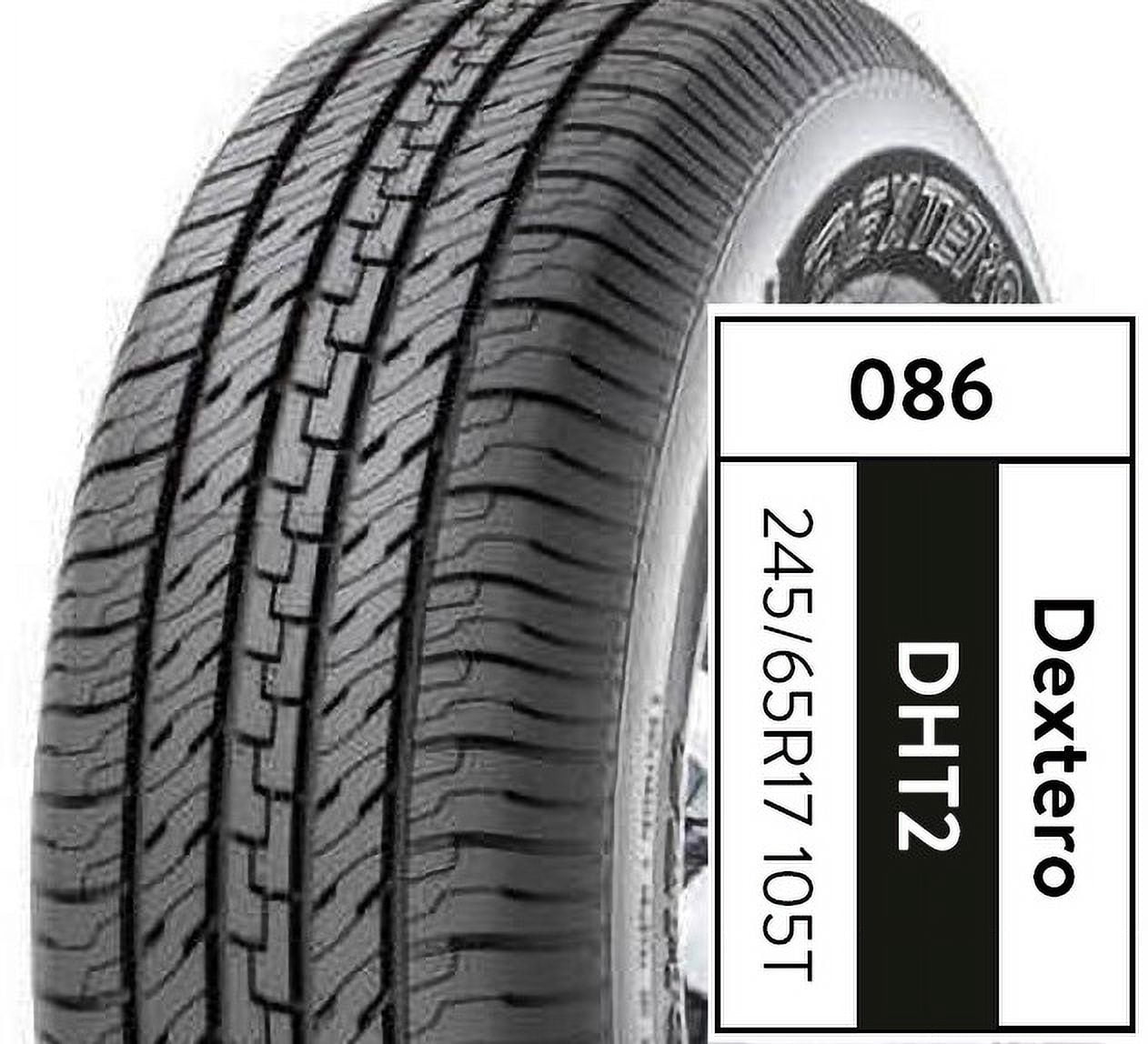 Dextero DHT2 Tire P245/65R17 105T Fits: 2004 Jeep Grand Cherokee Overland, 2019 Jeep Cherokee Trailhawk Elite
