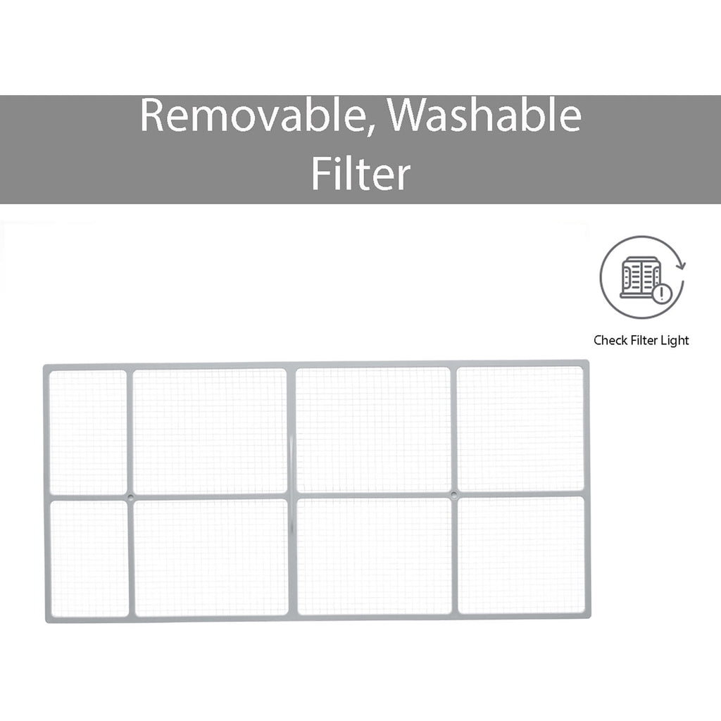 LG Energy Star 9,500 BTU 115V Dual Inverter Window Air Conditioner with Wi-Fi Control