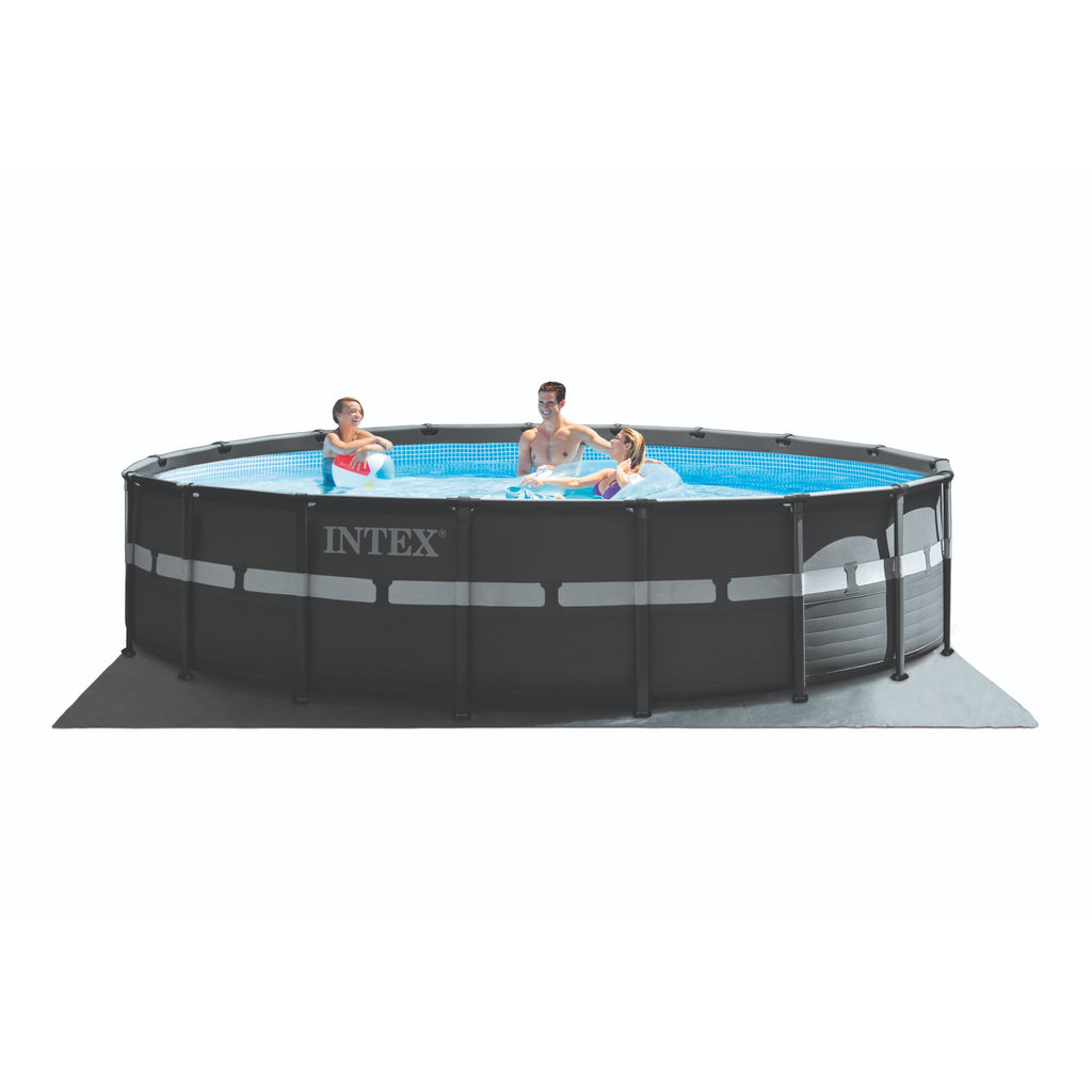 Intex 18Ft x 52In Ultra XTR Frame Round Above Ground Swimming Pool Set with Pump