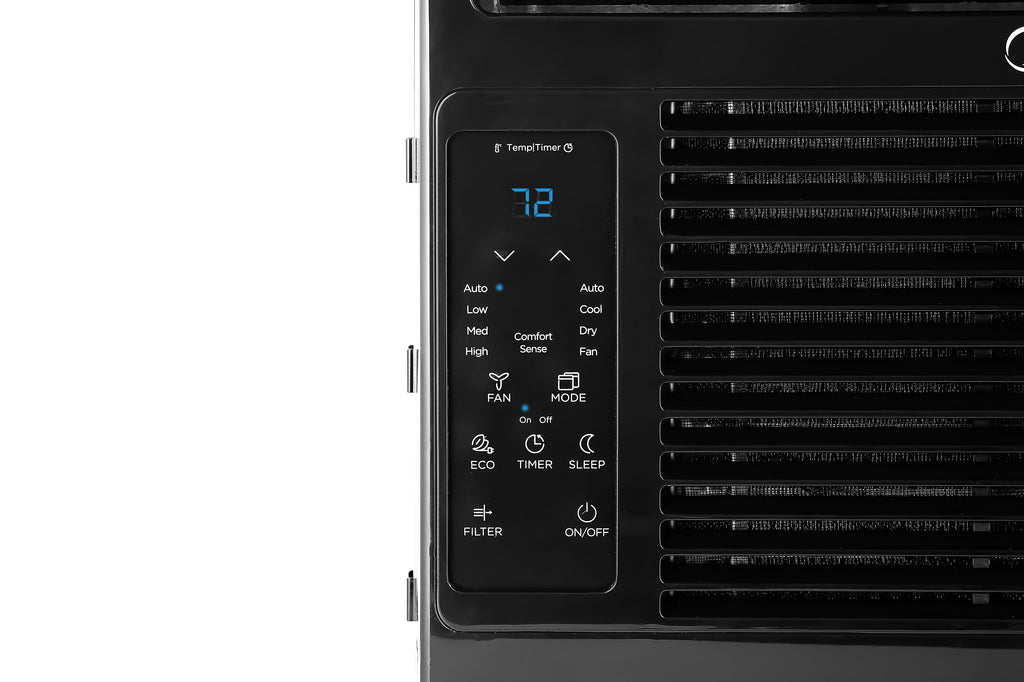 Midea 5,000 BTU 115V Window Air Conditioner with ComfortSense Remote, Black, MAW05R1WBL