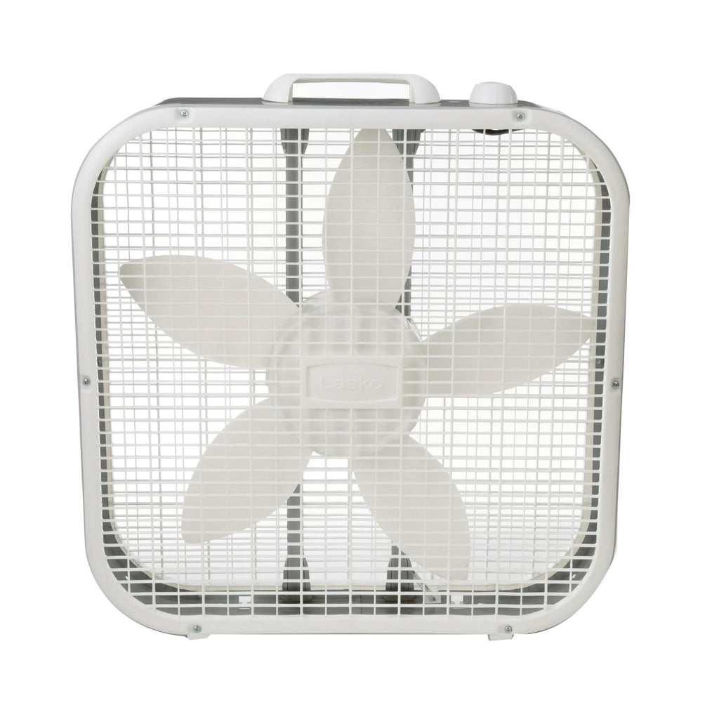 Lasko 20" Cool Colors 3-Speed Box Fan with Weather-Resistant Motor, Blue, 22.5" High, B20310, New