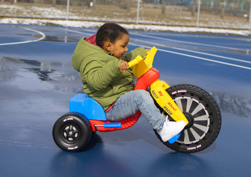 The Original Big Wheel 16 Inch Toddler Tricycle Big Wheel for Kids 3-8 Boys Girls Trike - Rally Racer Edition