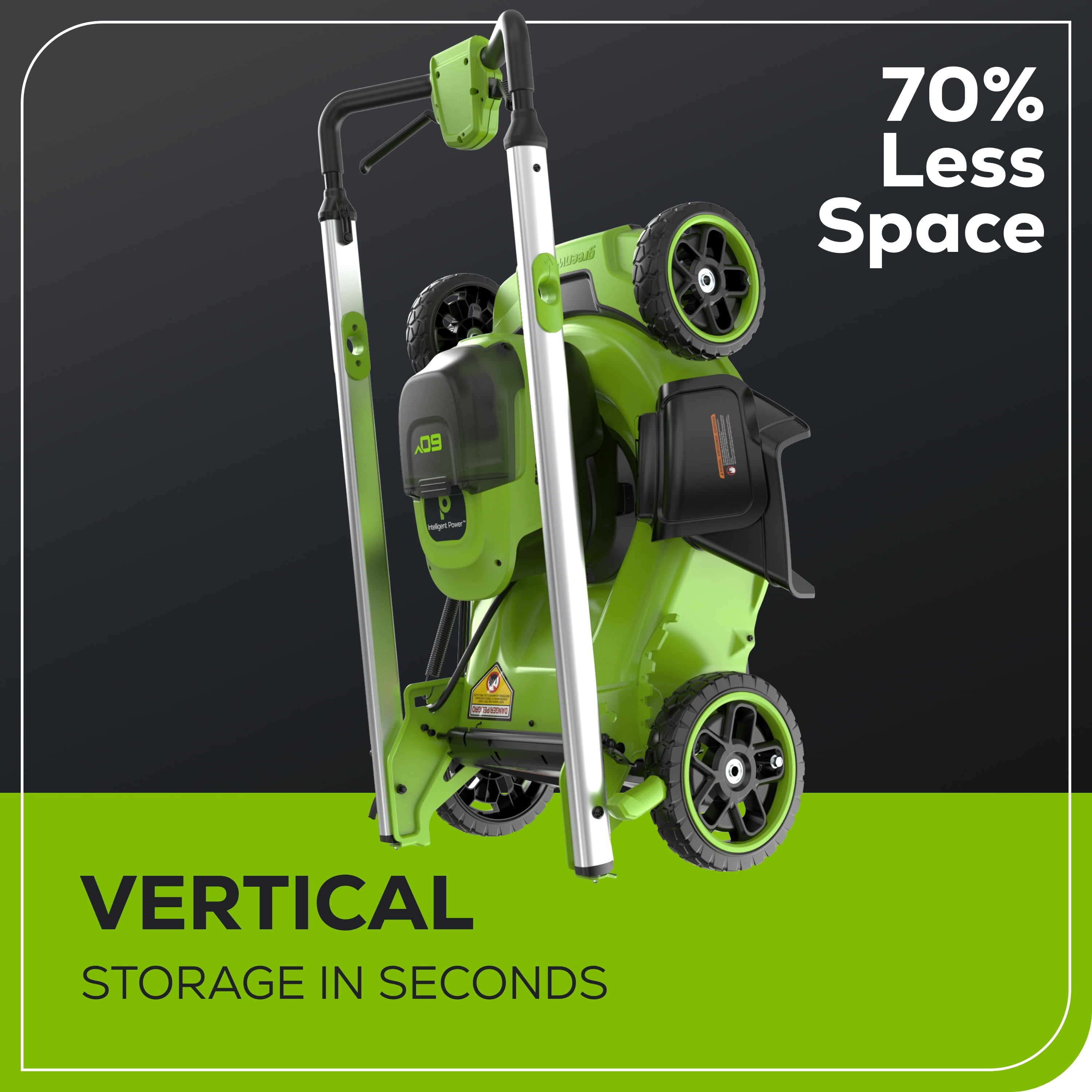 Greenworks 60V 21" Push Lawn Mower with 5.0 Ah Battery & Charger 2546502