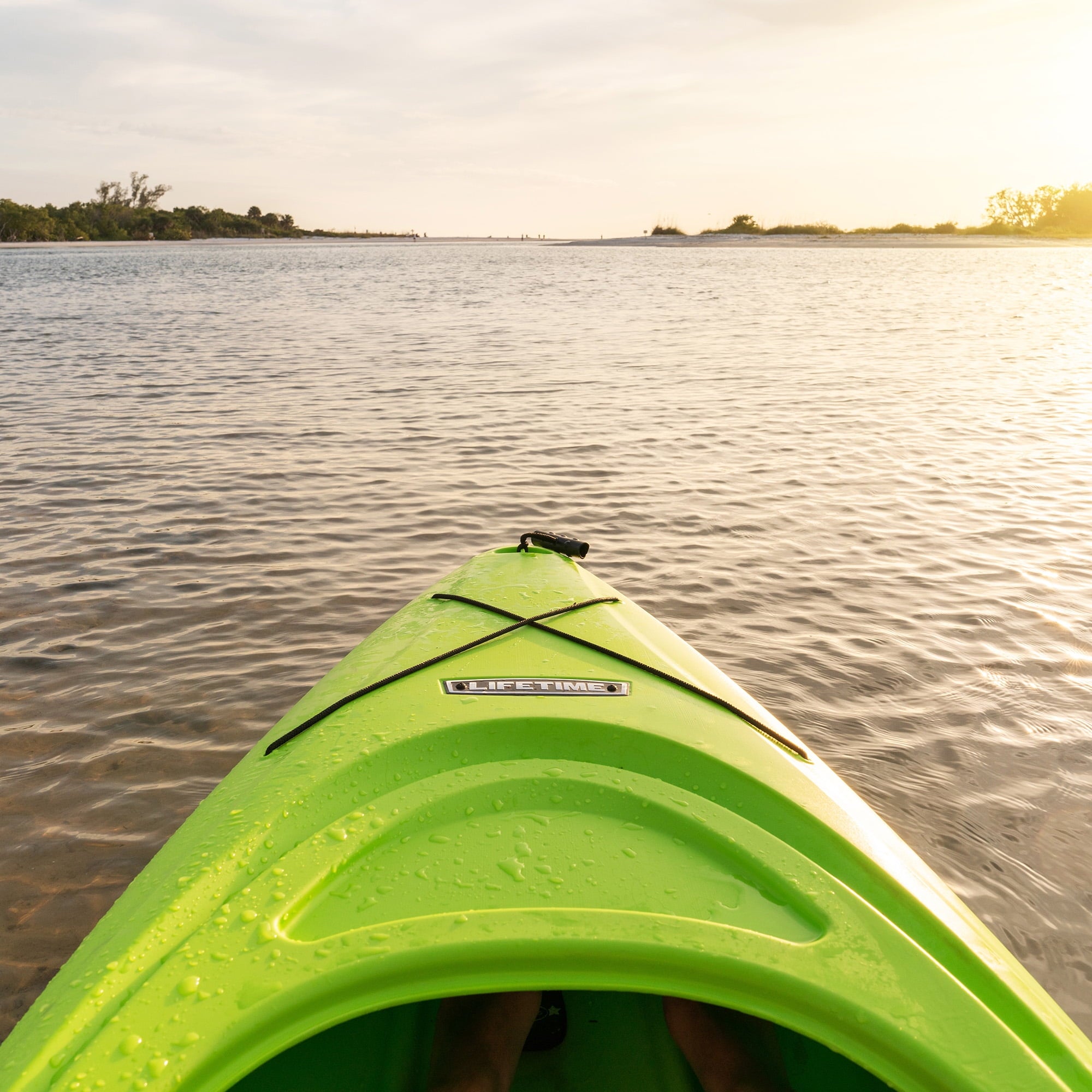 Lifetime Pacer 8 ft Sit-In Kayak (Paddle Included), Orange